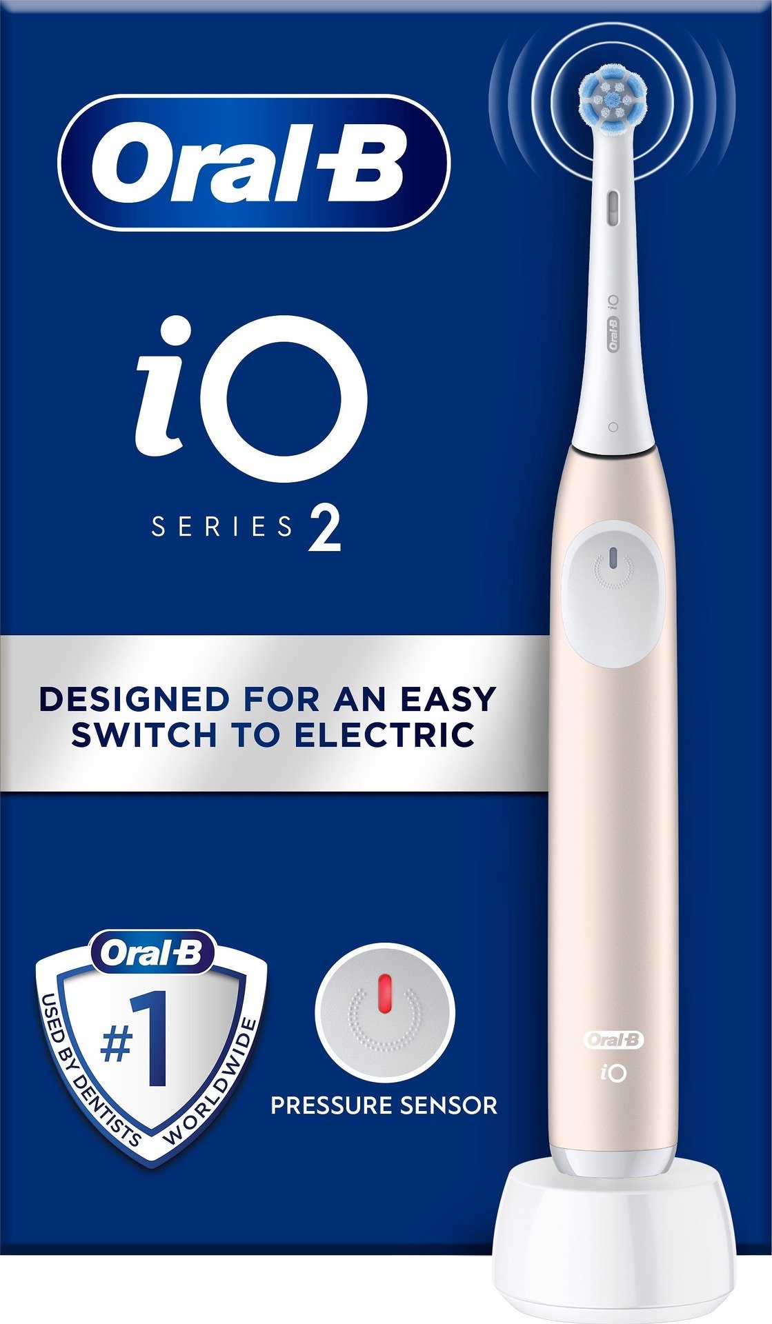 Oral-B iO 2 Eltandborste Calm Pink