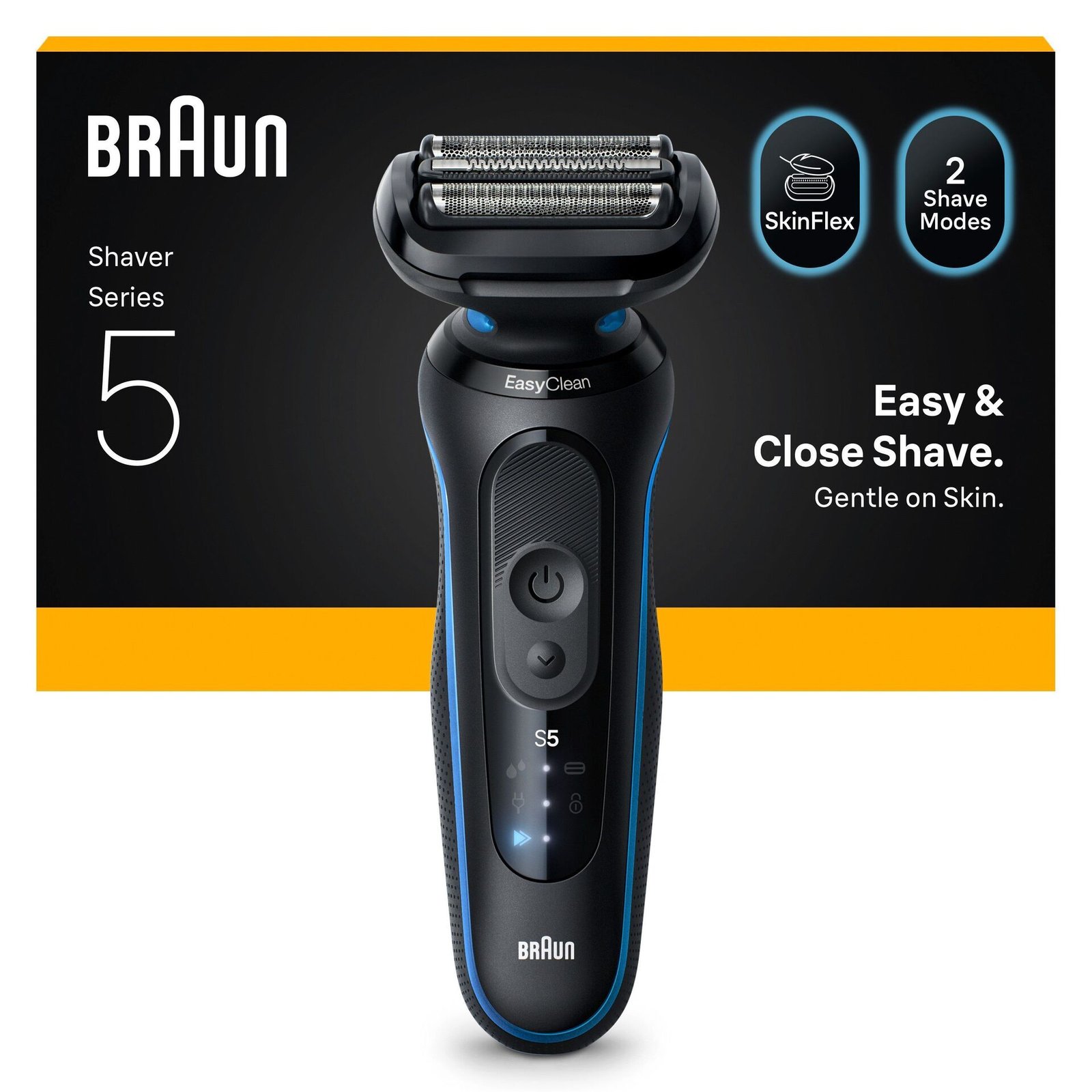 Braun Series 5 Elektrisk Rakapparat, 52-B1000S, Blå