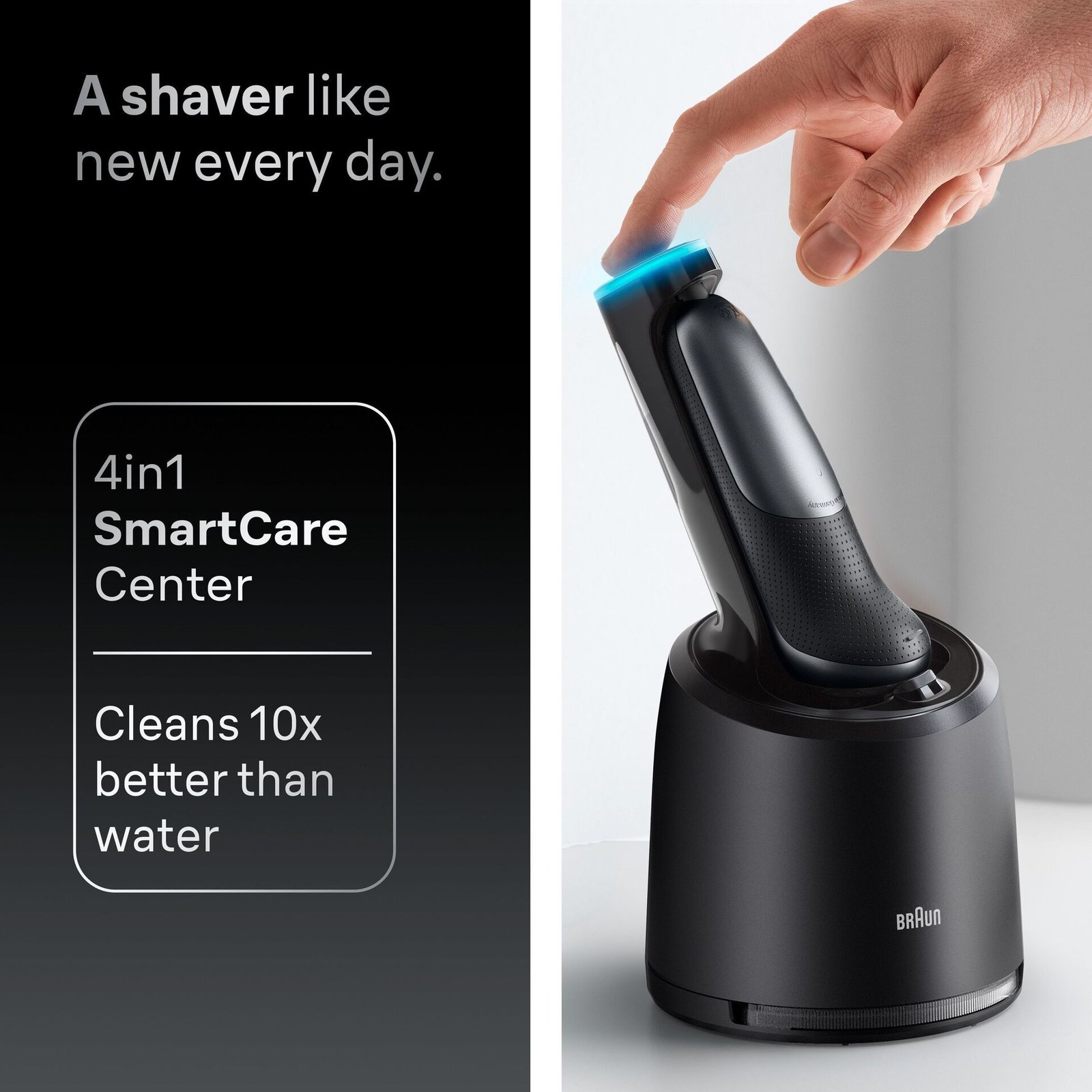 Braun Series 7 Elektrisk Rakapparat, SmartCare Center, +1 Tillbehör, 72-G7200CC, Grå