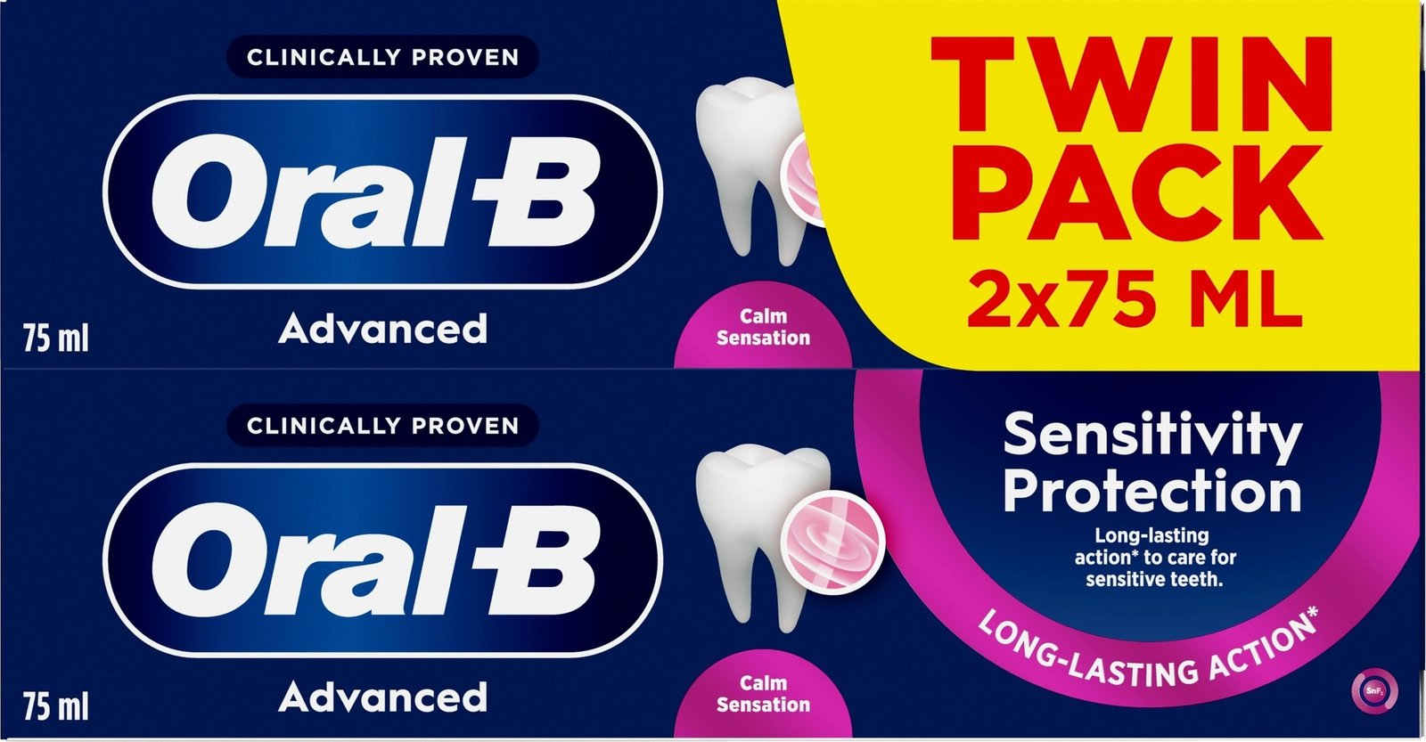 Oral-B Advanced Sensitivity Protection Calm Sensation Tandkräm 150 ml