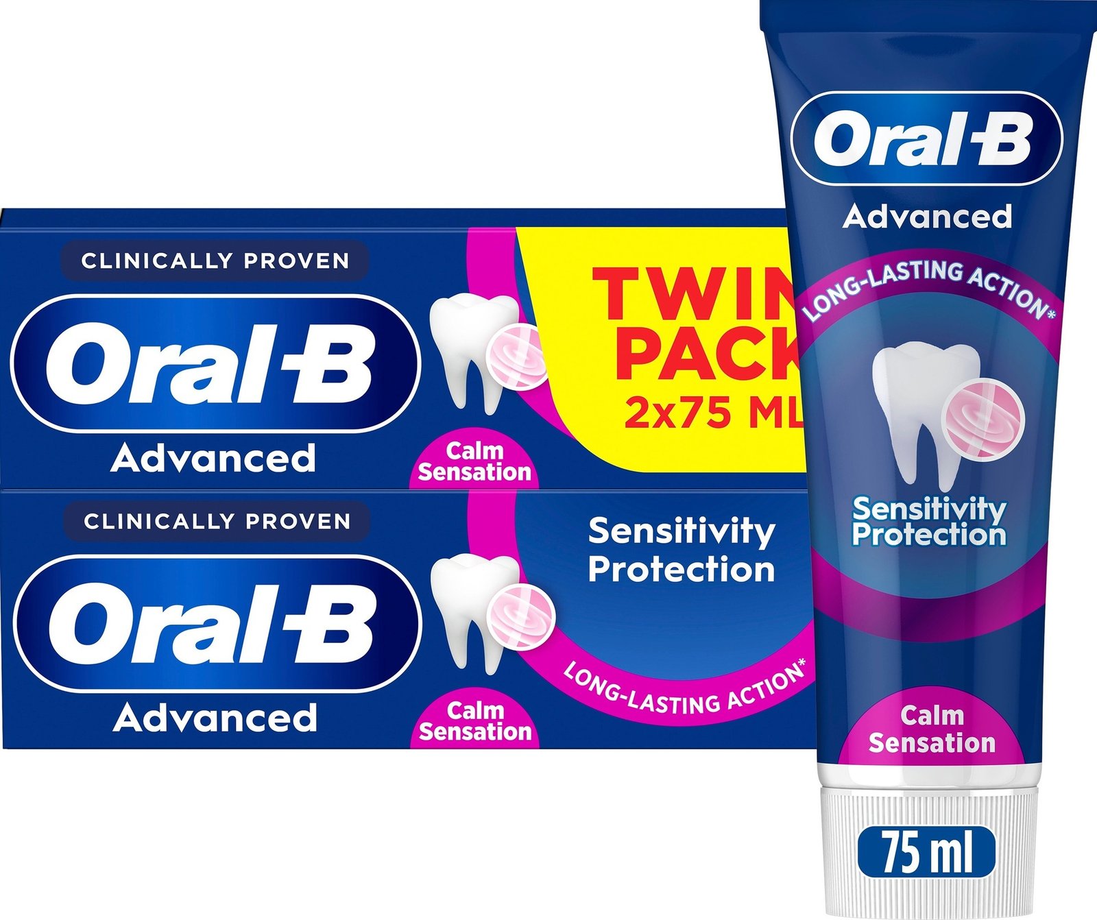 Oral-B Advanced Sensitivity Protection Calm Sensation Tandkräm 150 ml