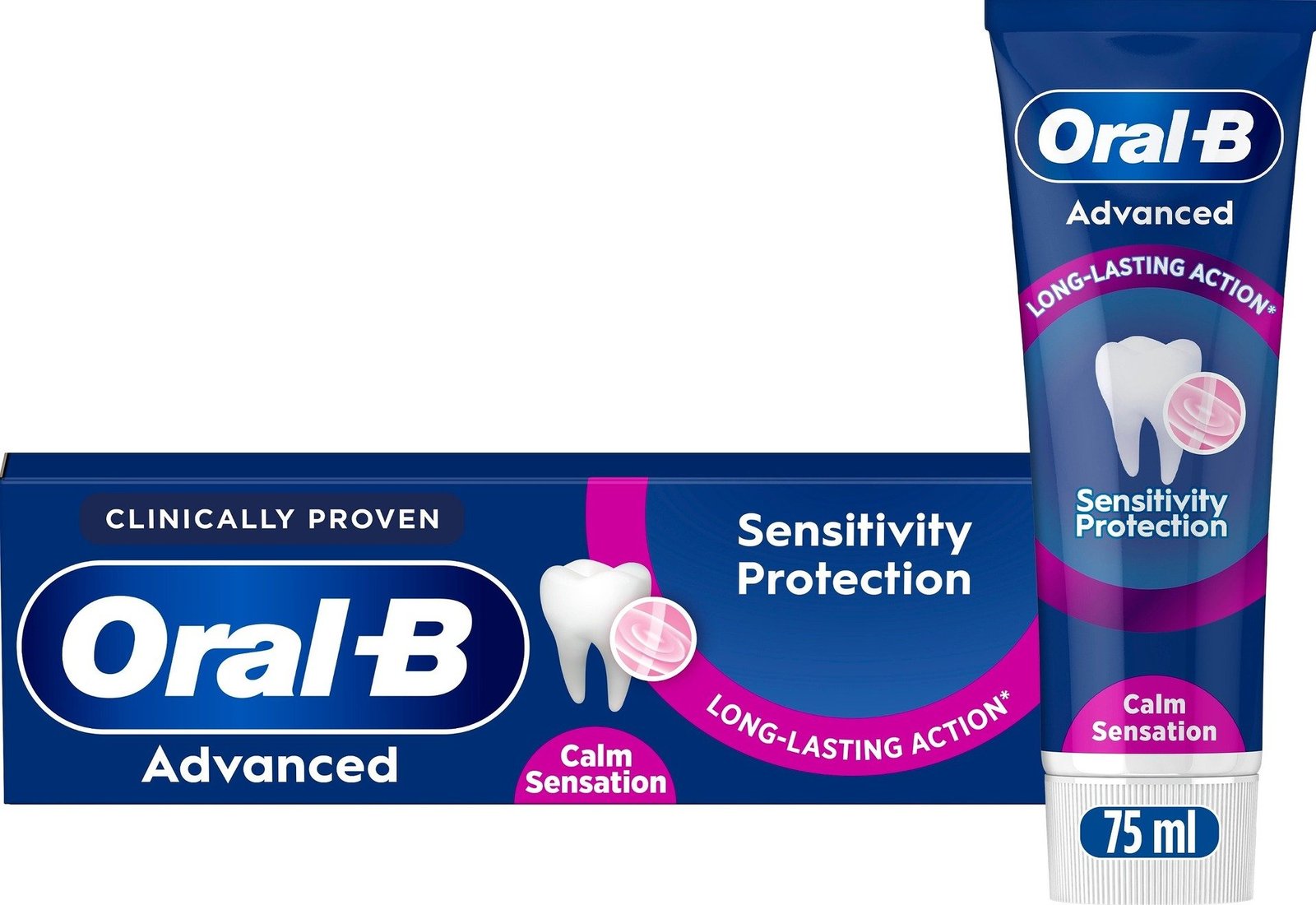 Oral-B Advanced Sensitivity Protection Calm Sensation Tandkräm 75 ml