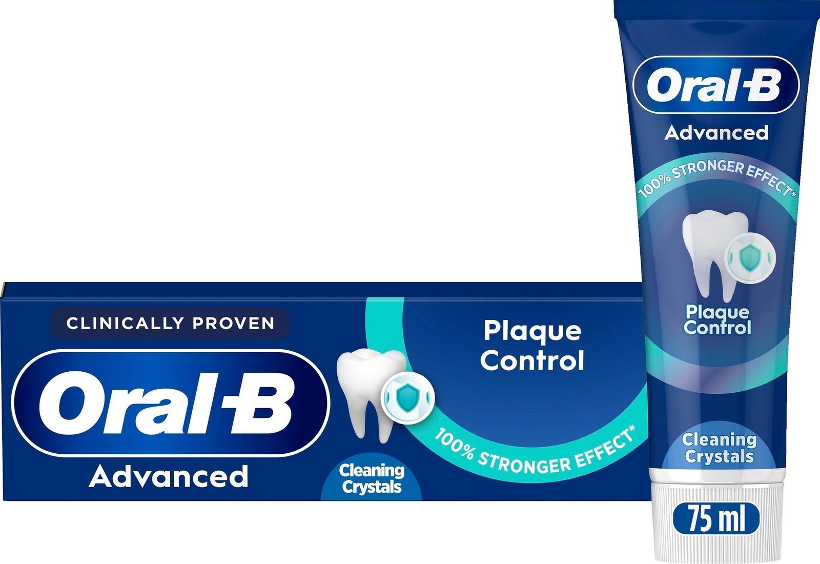 Oral-B Advanced Plaque Control Cleaning Crystals Tandkräm 75 ml