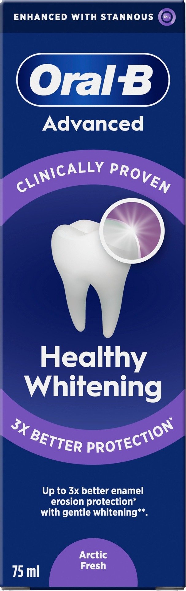 Oral-B Advanced Healthy Whitening Arctic Fresh Tandkräm 75 ml
