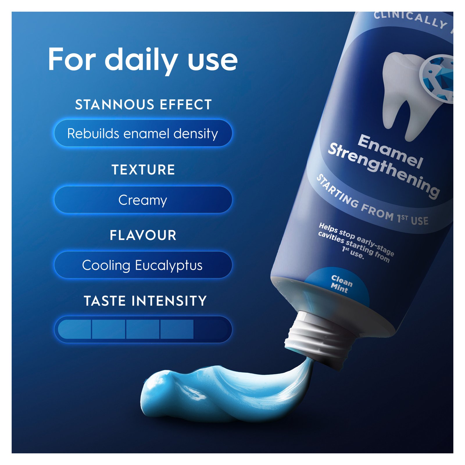 Oral-B Advanced Enamel Strengthening Clean Mint Tandkräm 75 ml