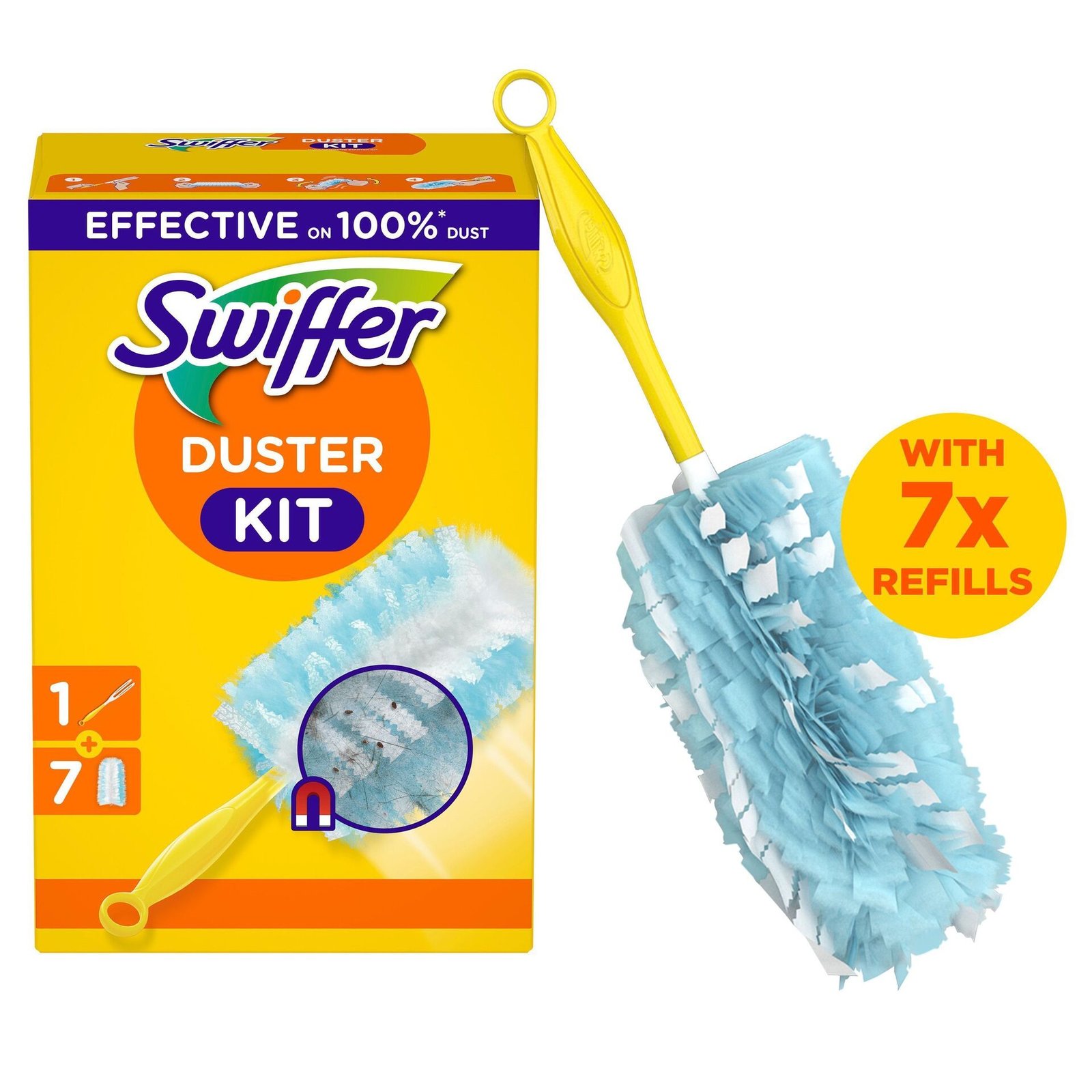 Swiffer Duster Kit 1 handtag + 7 dammvippa refiller