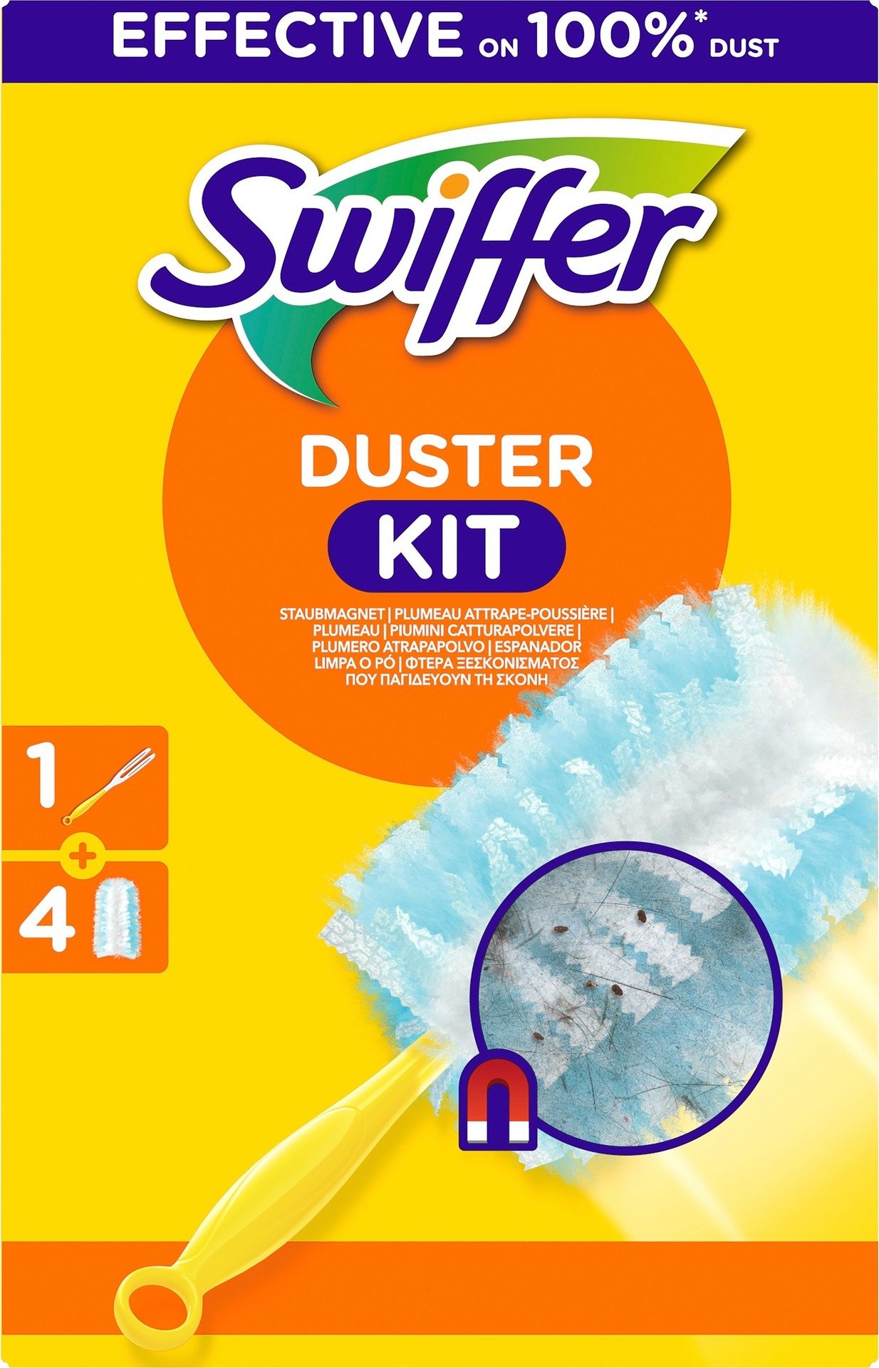 Swiffer Duster handtag med 4 refiller