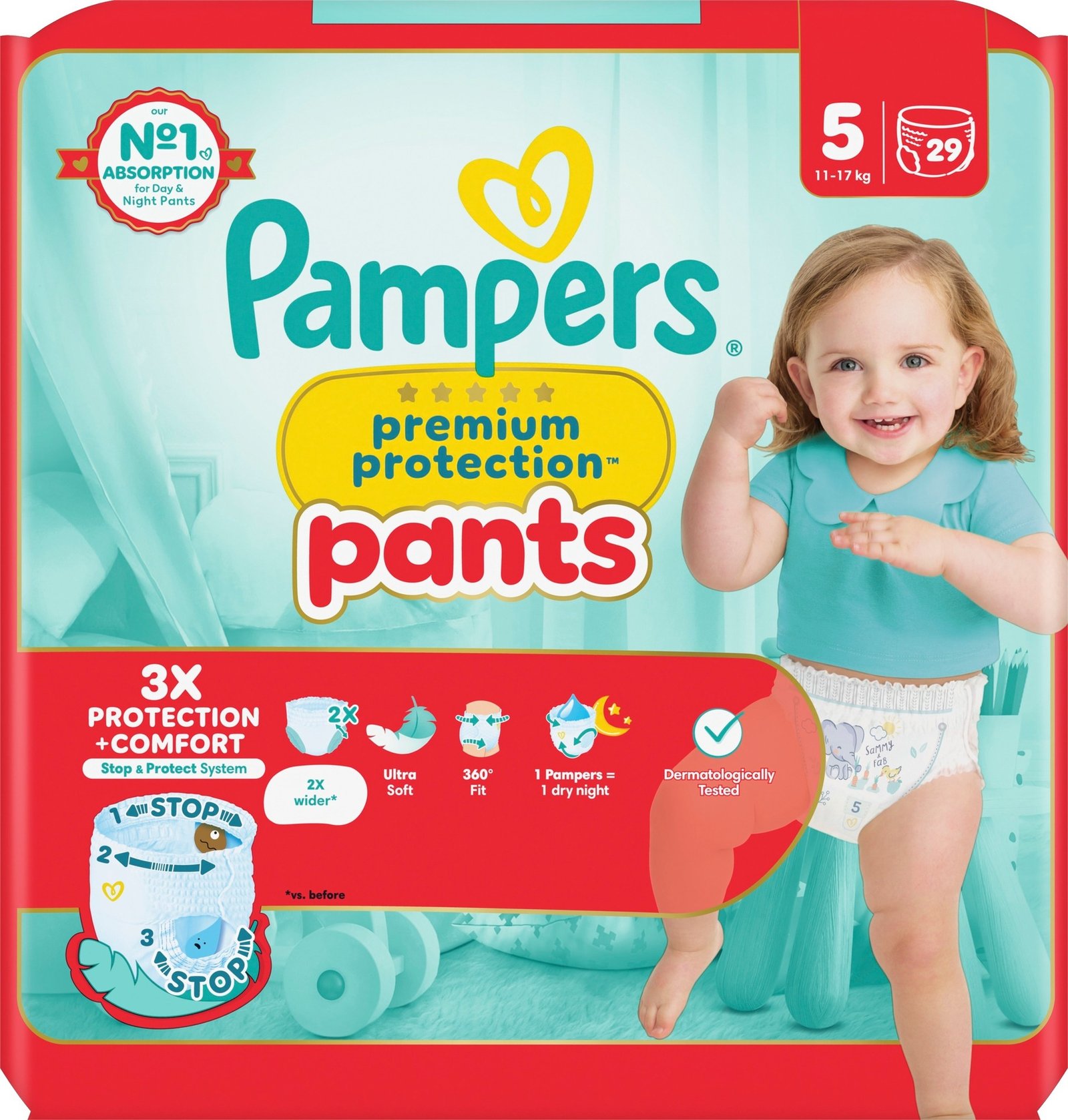 Pampers Premium Protection Pants 11-17 kg