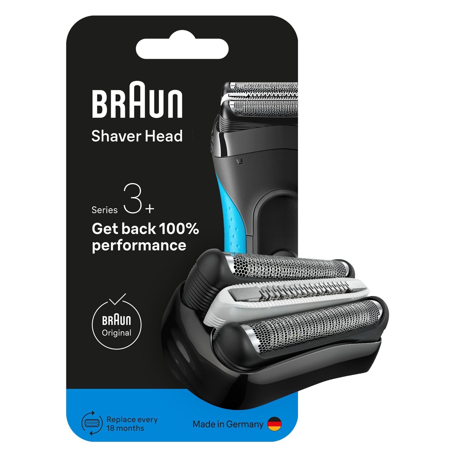 Braun Series 3+ 32B Original Rakhuvud kompatibel med Series 3