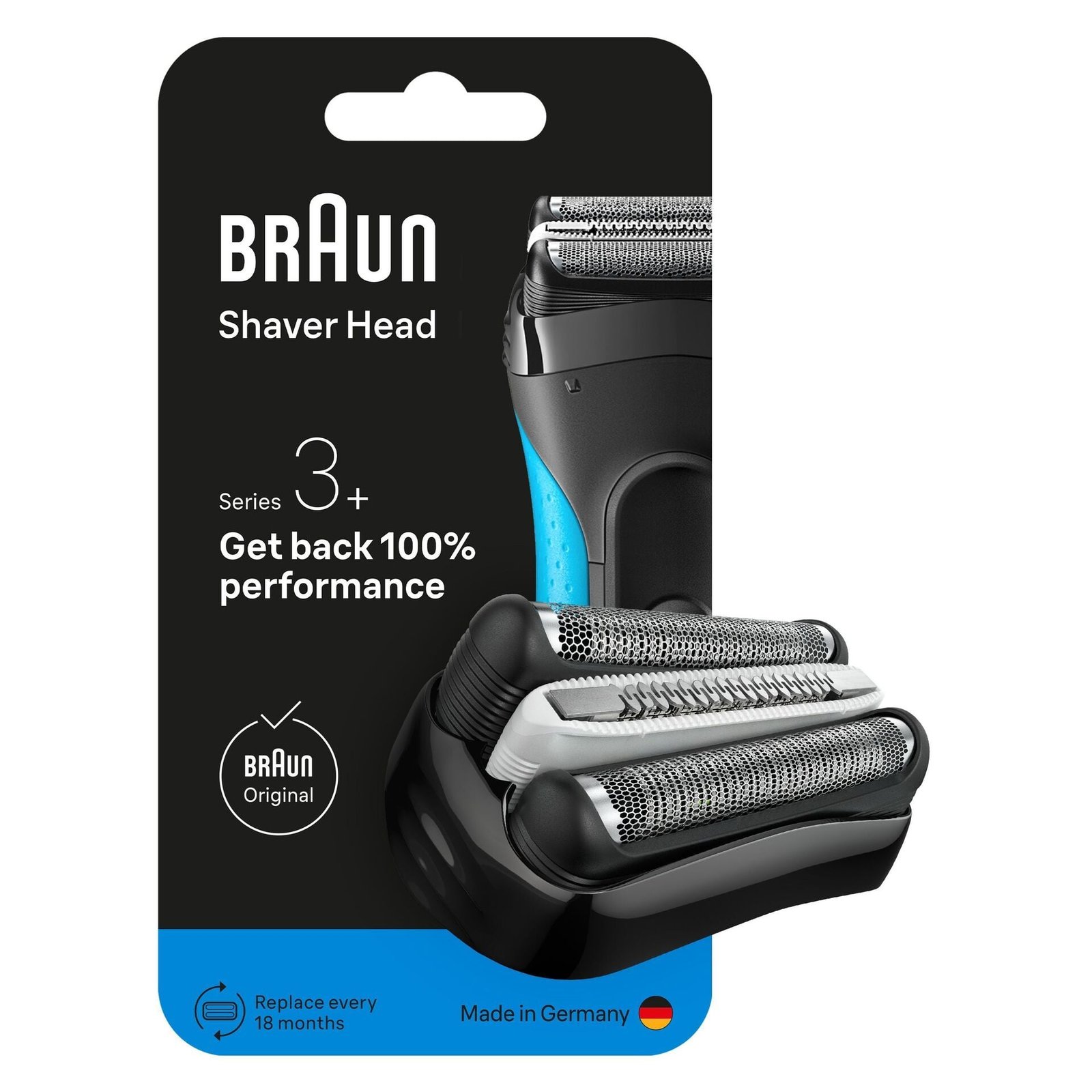 Braun Series 3+ 32B Original Rakhuvud kompatibel med Series 3