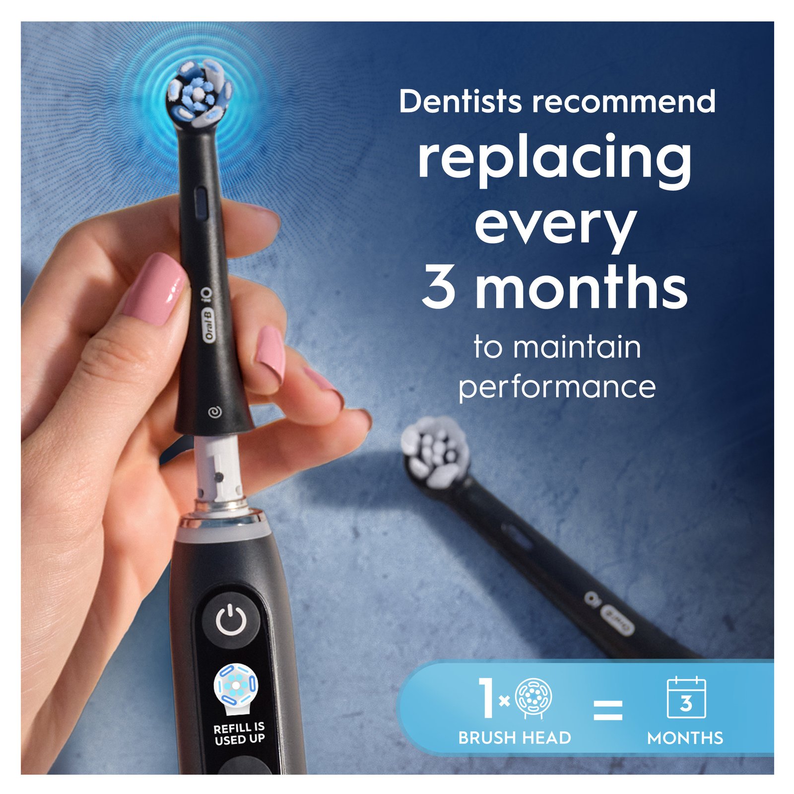 Oral-B iO Ultimate Clean Tandborsthuvuden Svart 8 st