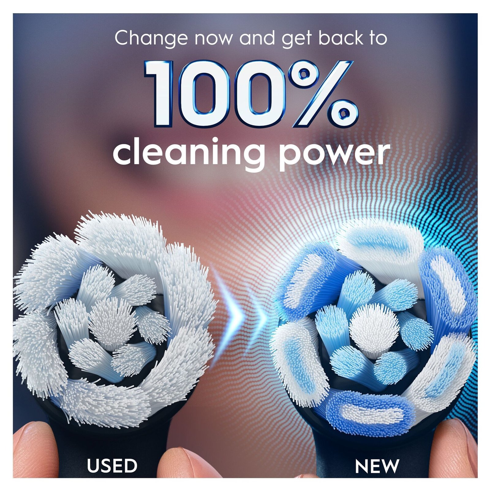 Oral-B iO Ultimate Clean Tandborsthuvuden Svart 8 st