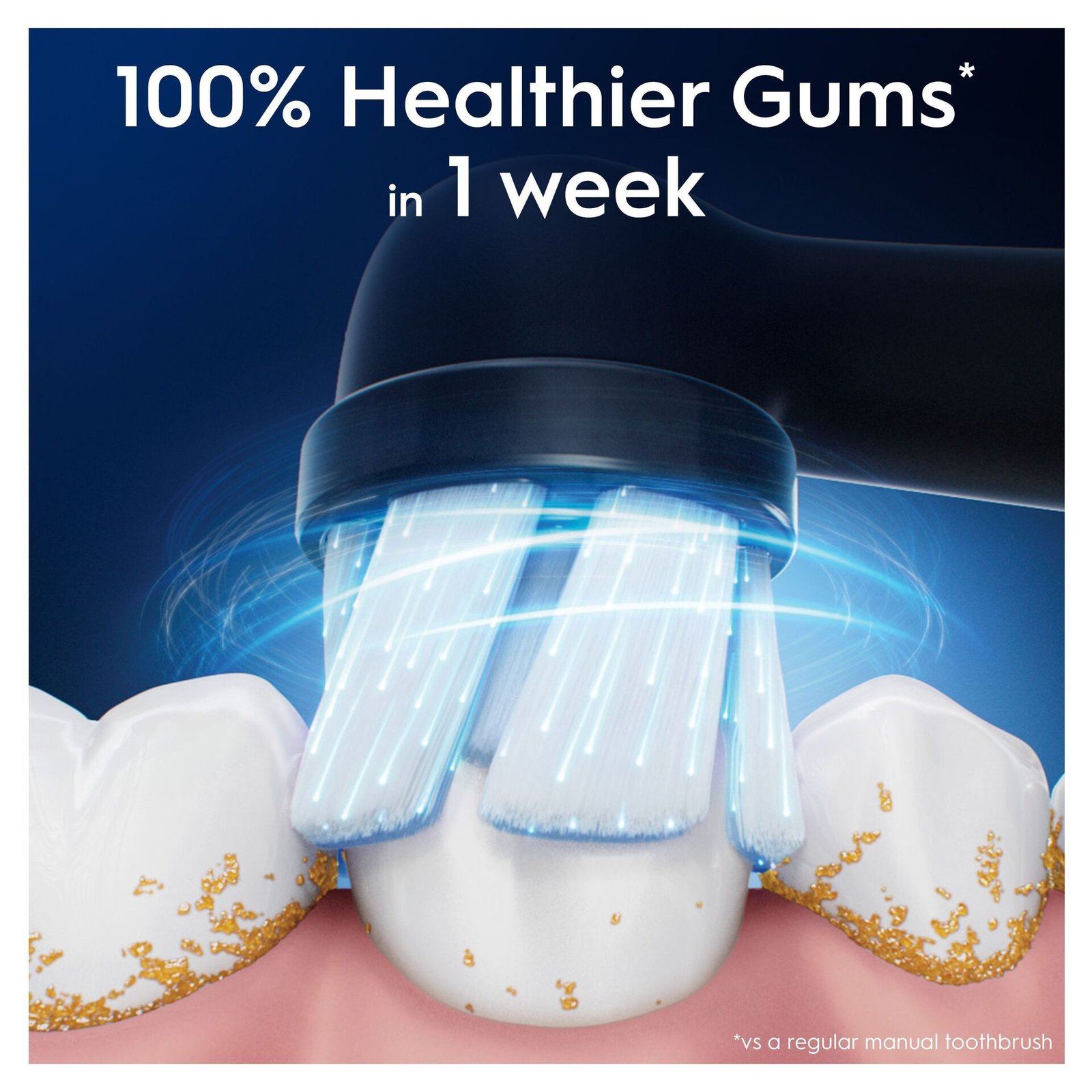 Oral-B iO Gentle Care Tandborsthuvuden, Svart, 8 st