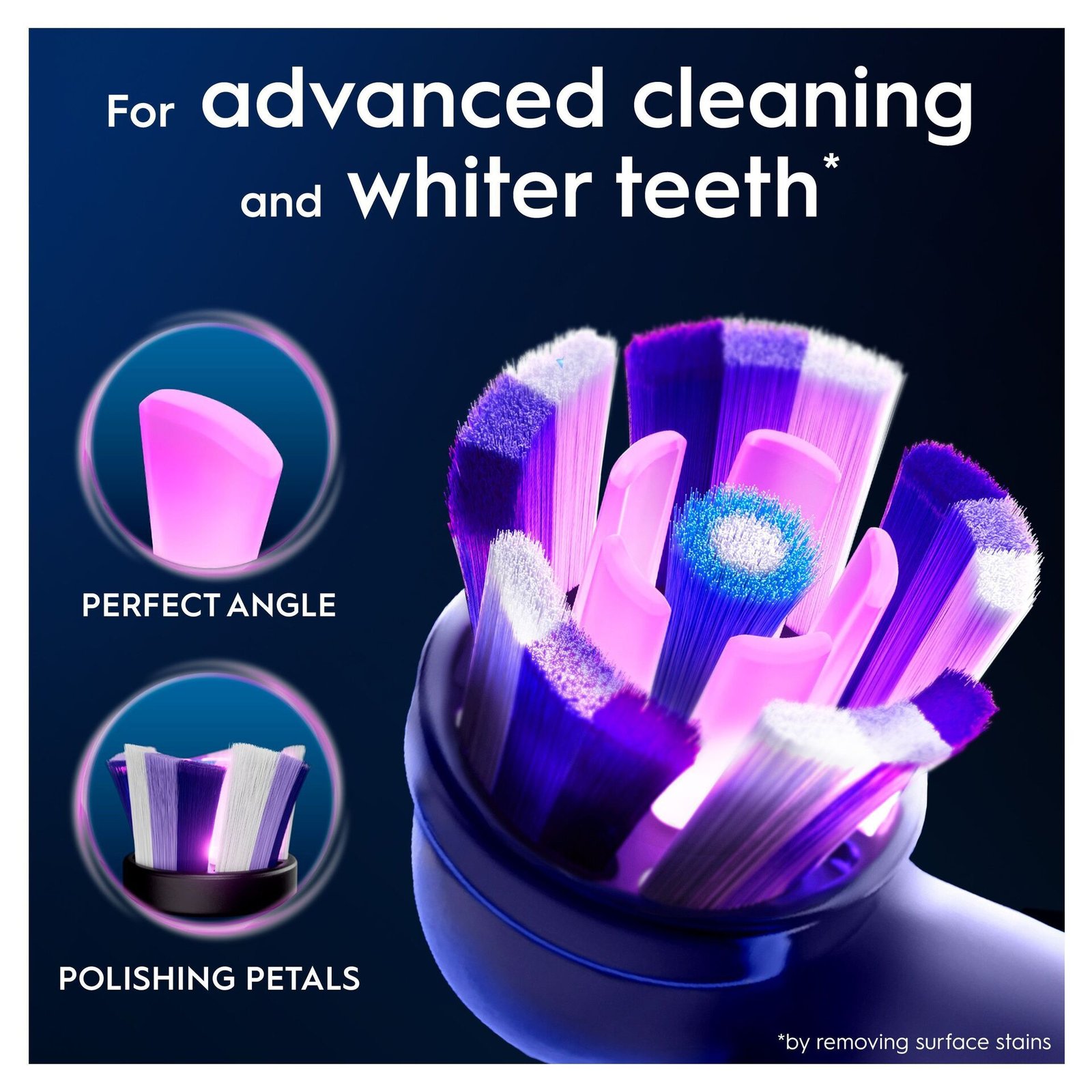 Oral-B iO Radiant White Tandborsthuvuden, Vit, 6 st