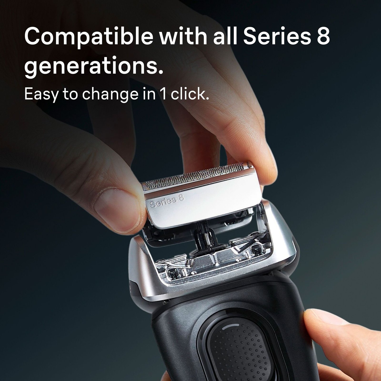 Braun Series 8 83M Original Rakhuvud kompatibel med Series 8