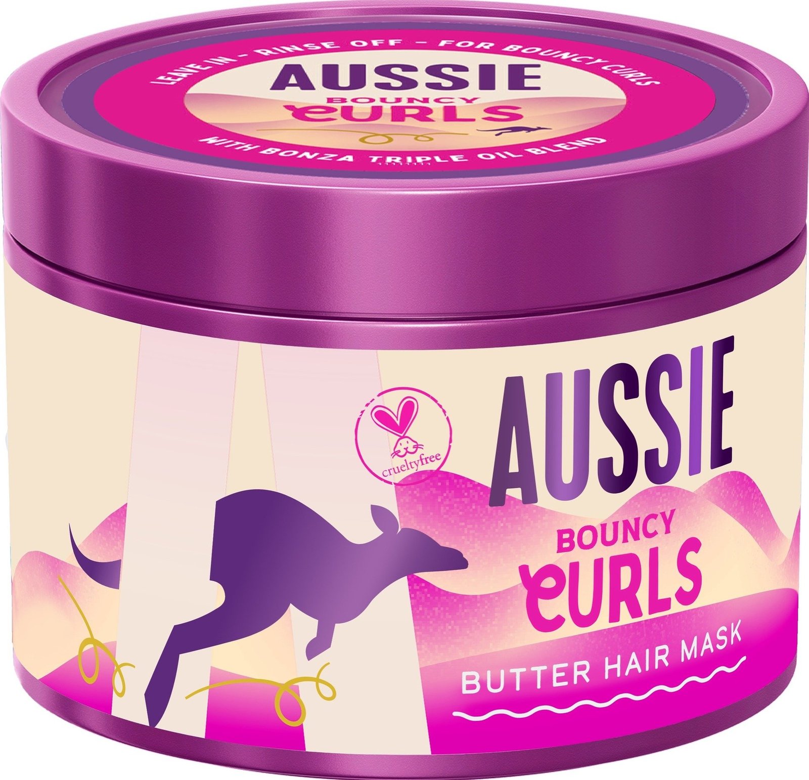 Aussie Bouncy Curls Butter Hårinpackning 500 ml