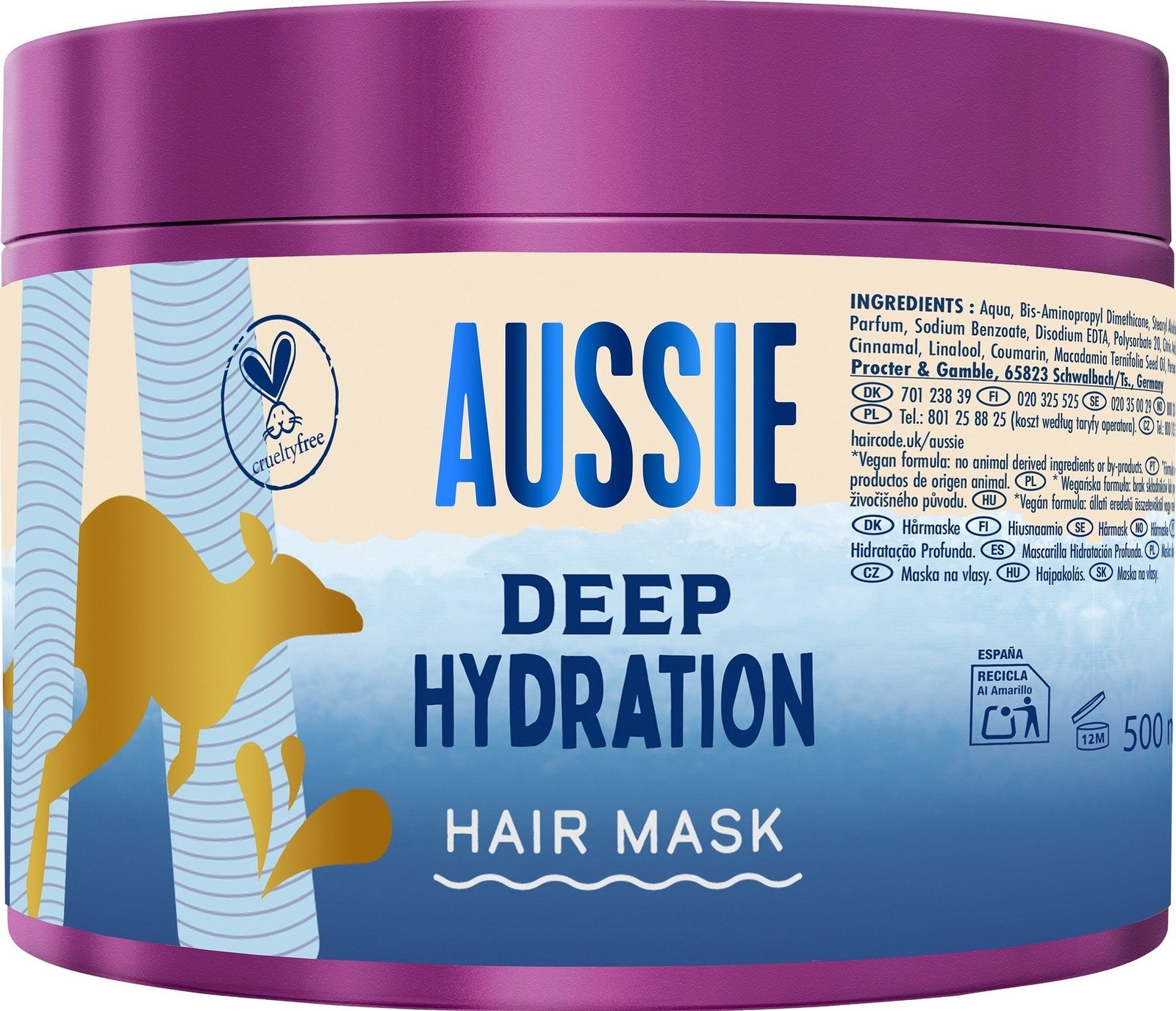 Aussie Deeep Moisture Hårinpackning 500 ml