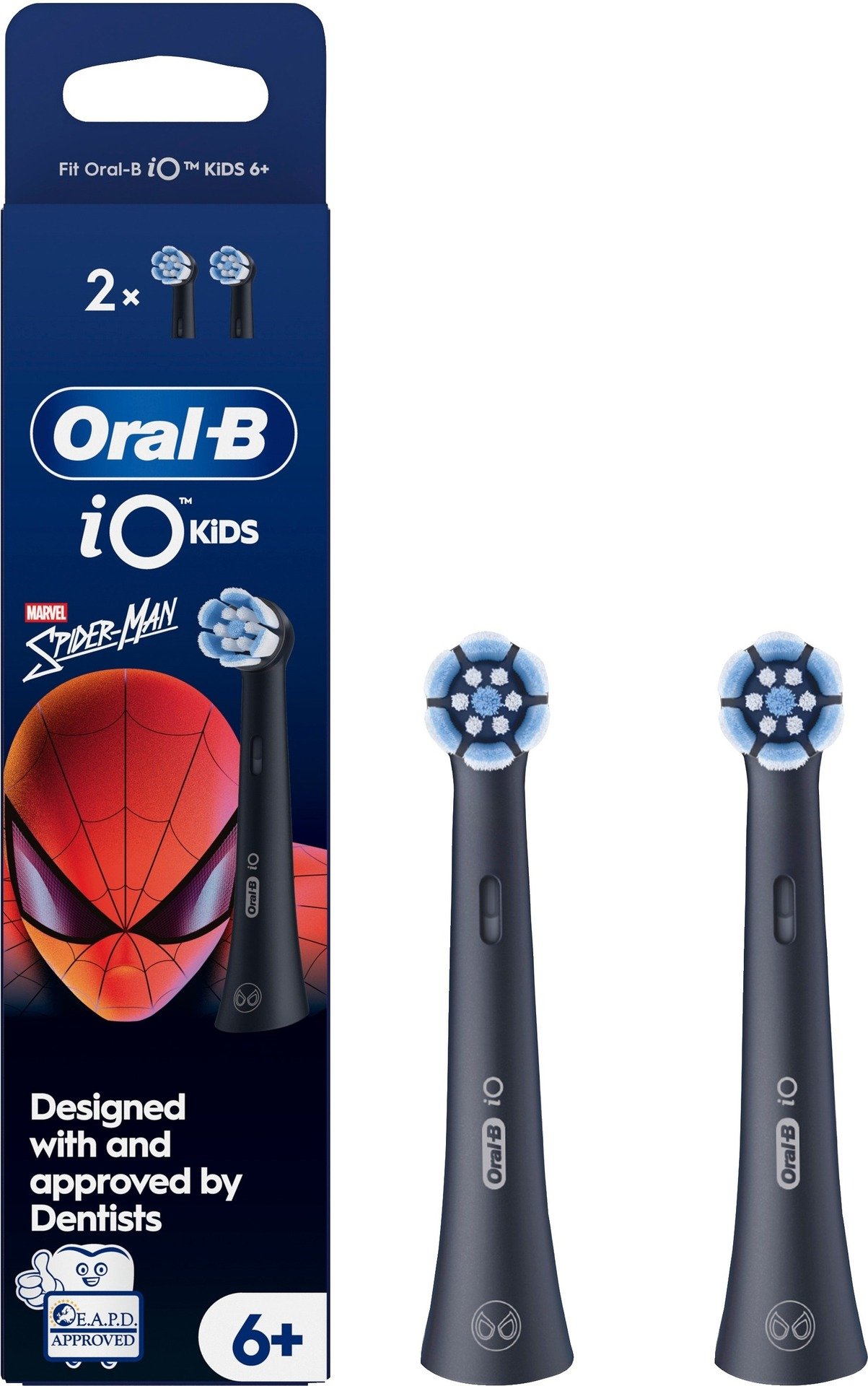 Oral B iO Kids Marvel Spider Man Tandborsthuvuden för Barn över 6 år 2 st