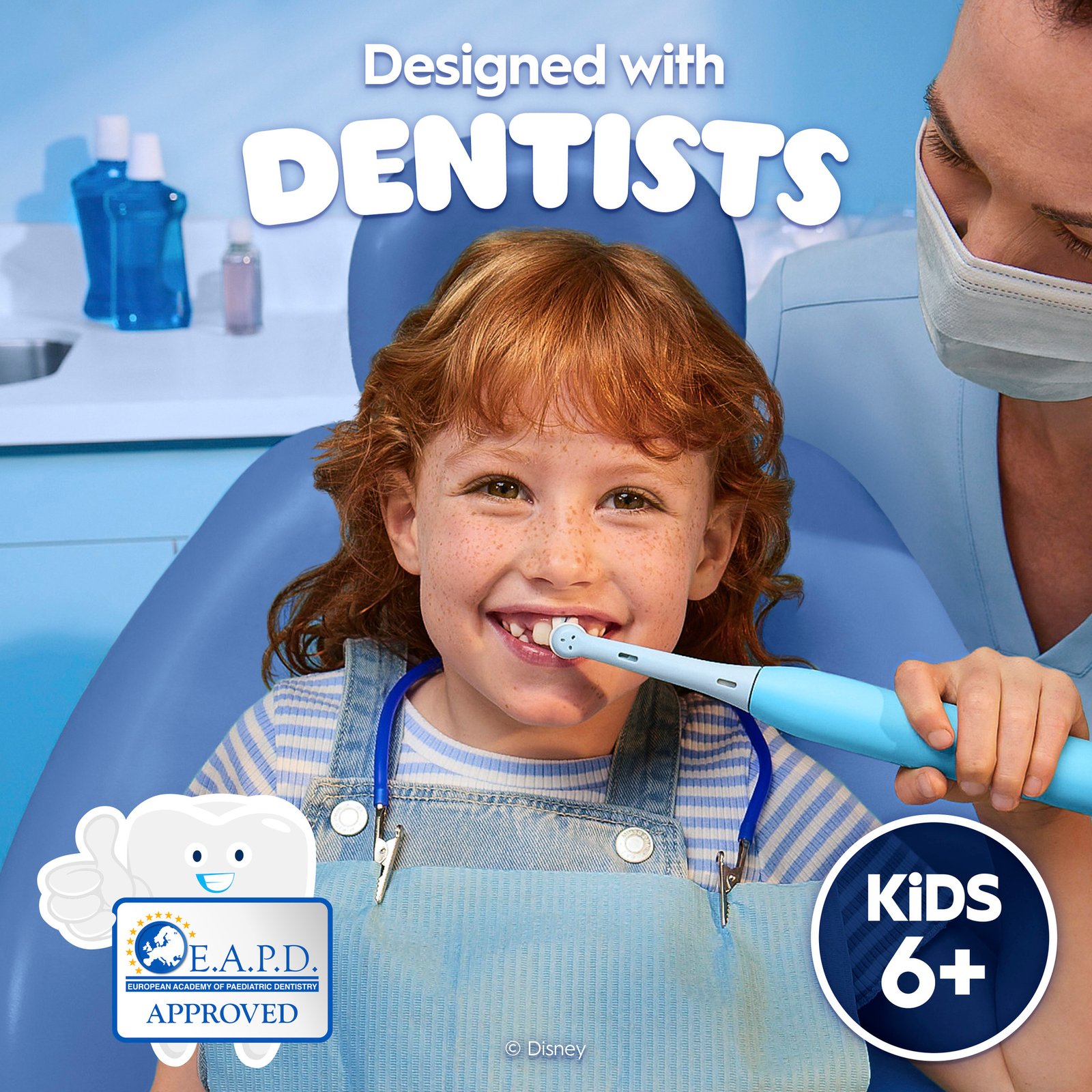 Oral-B iO Kids 6+ Disney Stitch tandborsthuvuden, 3 st
