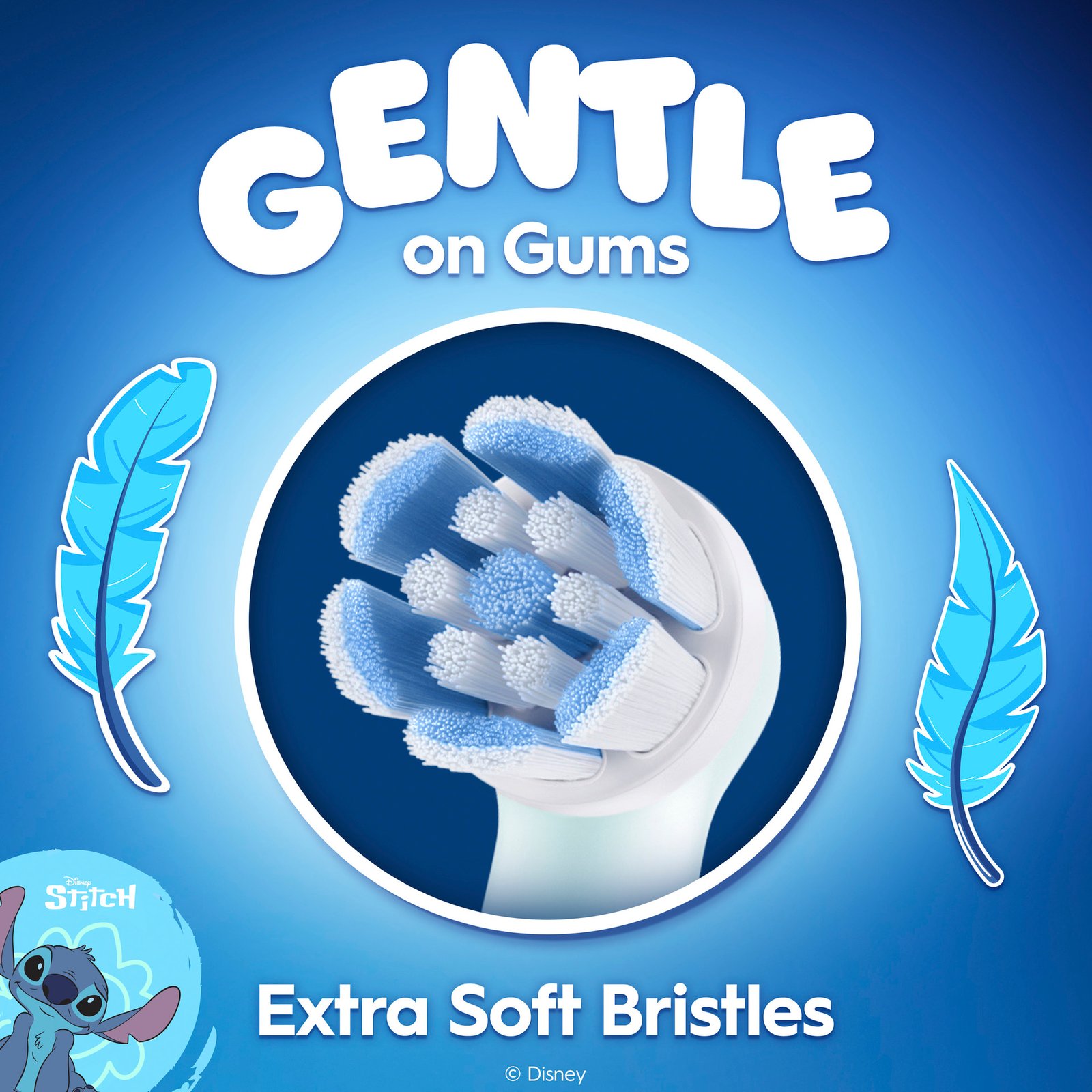 Oral-B iO Kids 6+ Disney Stitch tandborsthuvuden, 3 st