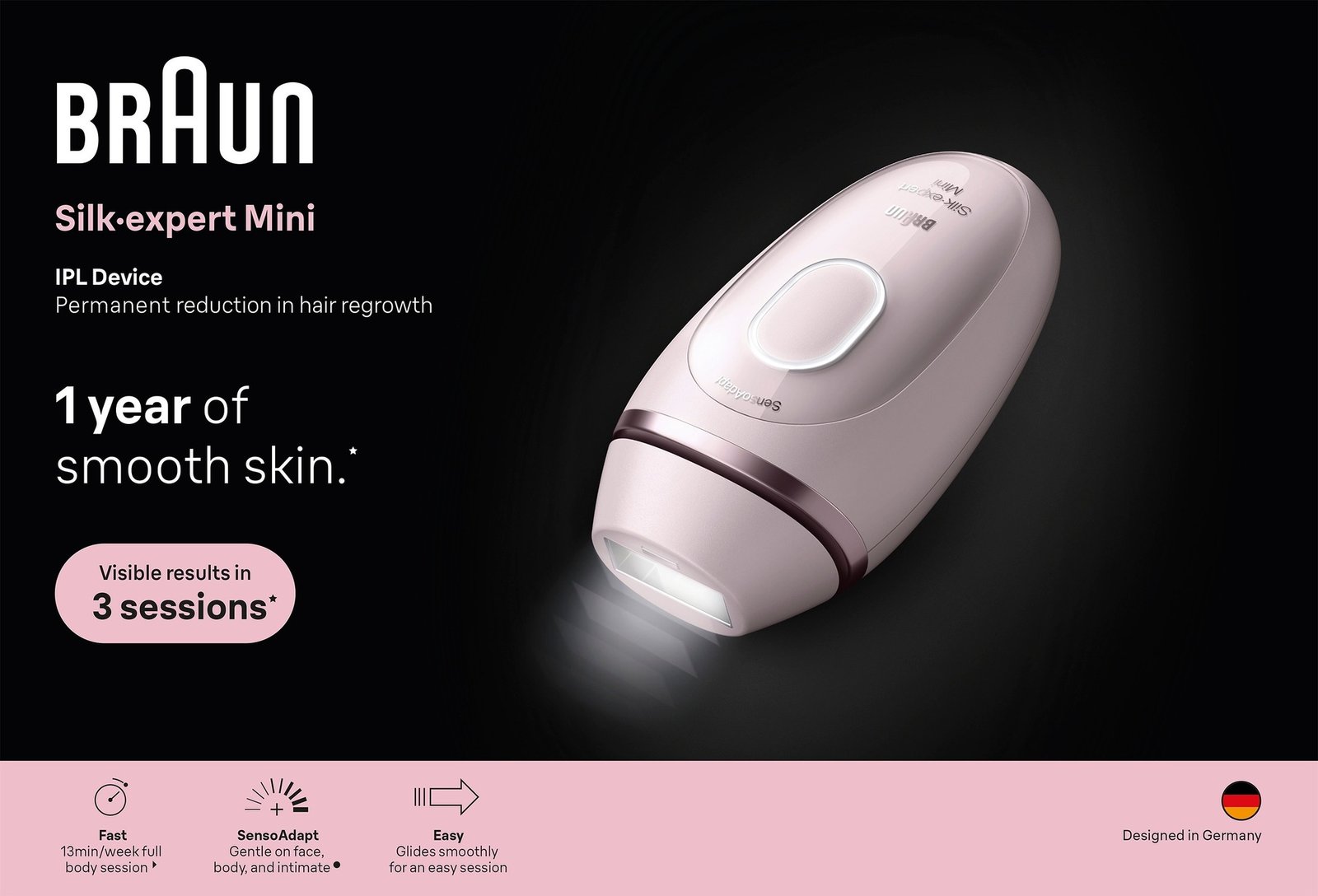 Braun IPL Silk expert Mini Hårborttagning Hemma PL1100