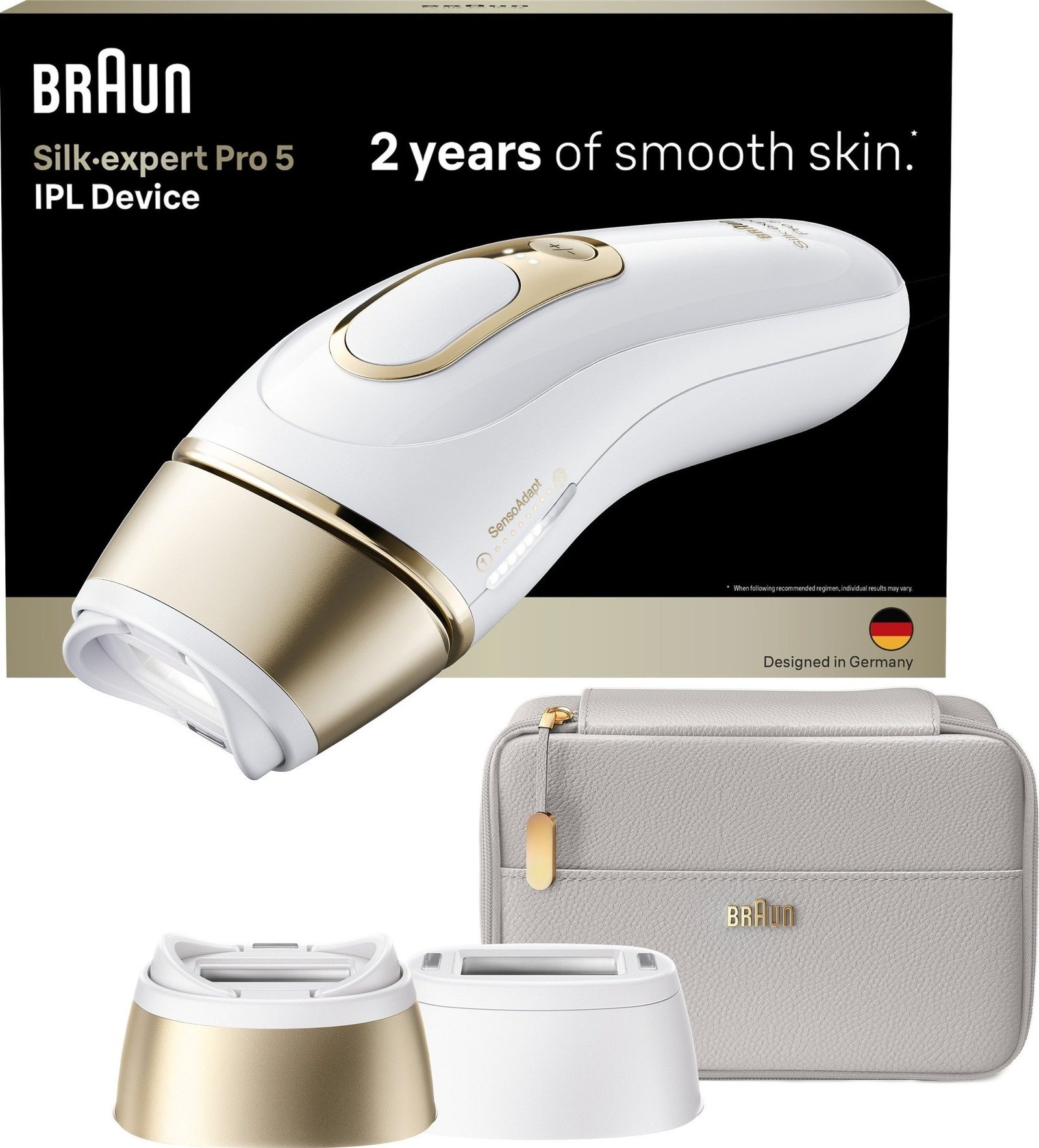 Braun IPL Silk expert Pro 5 Hårborttagning Hemma 2 huvuden PL5210