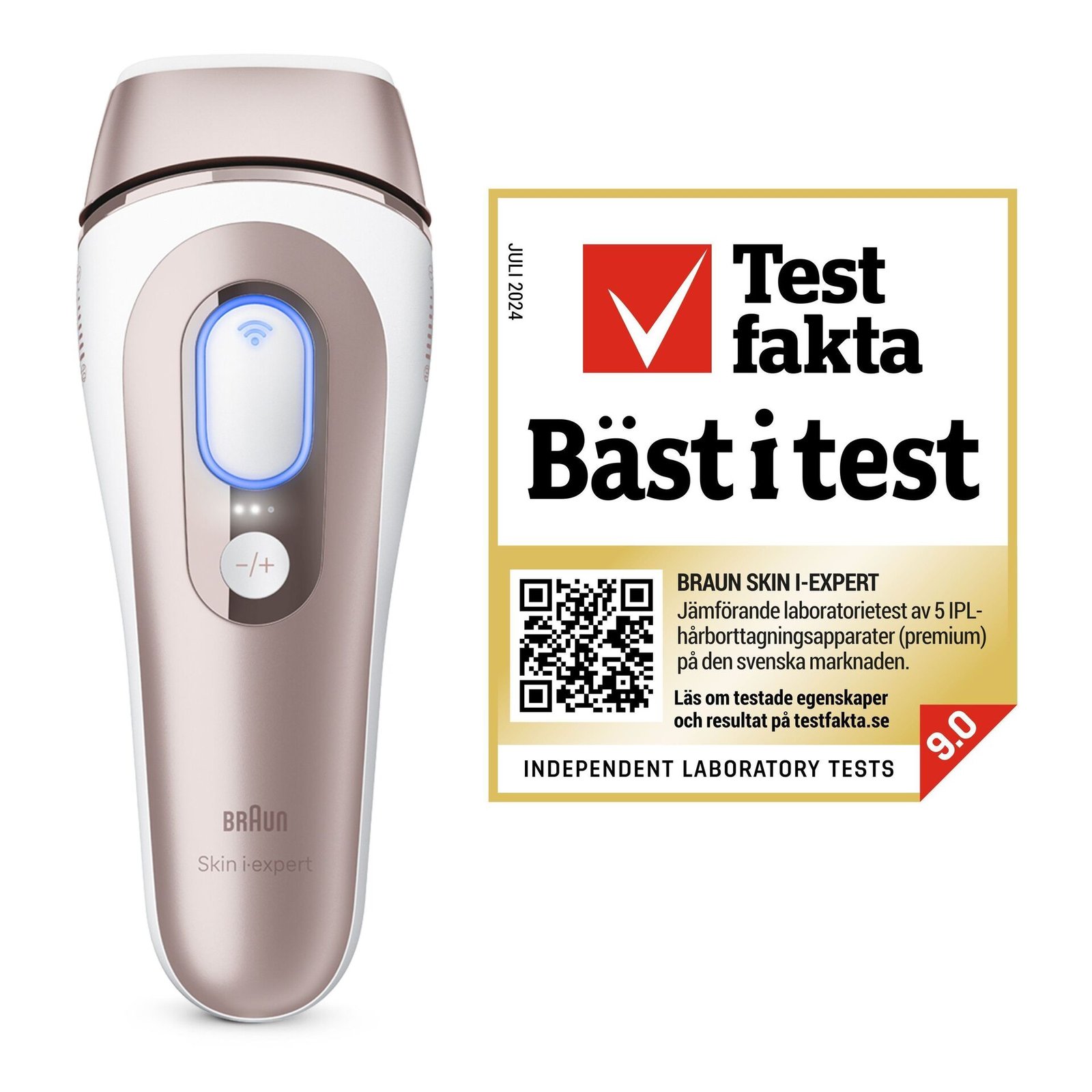 Braun Smart IPL Skin i expert Hårborttagning Hemma med Gratis App 2 Smart Huvuden PL7211