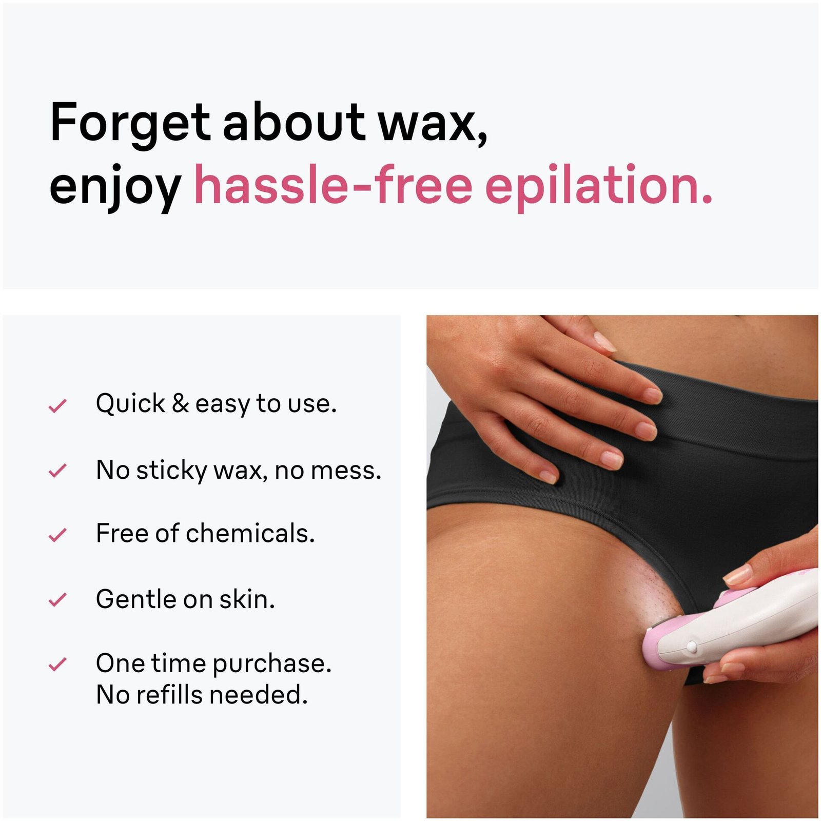 Braun Silk épil 3 Epilator med Sladd 3 000 Rosa