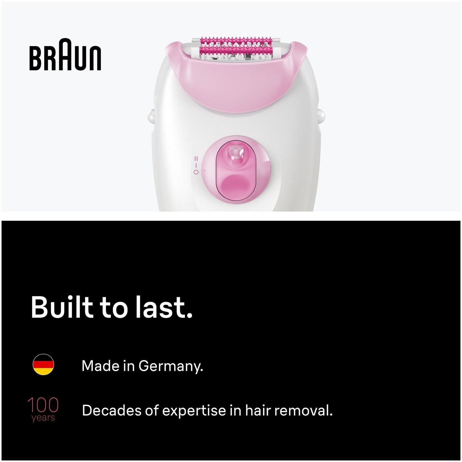 Braun Silk épil 3 Epilator med Sladd 3 031 Rosa