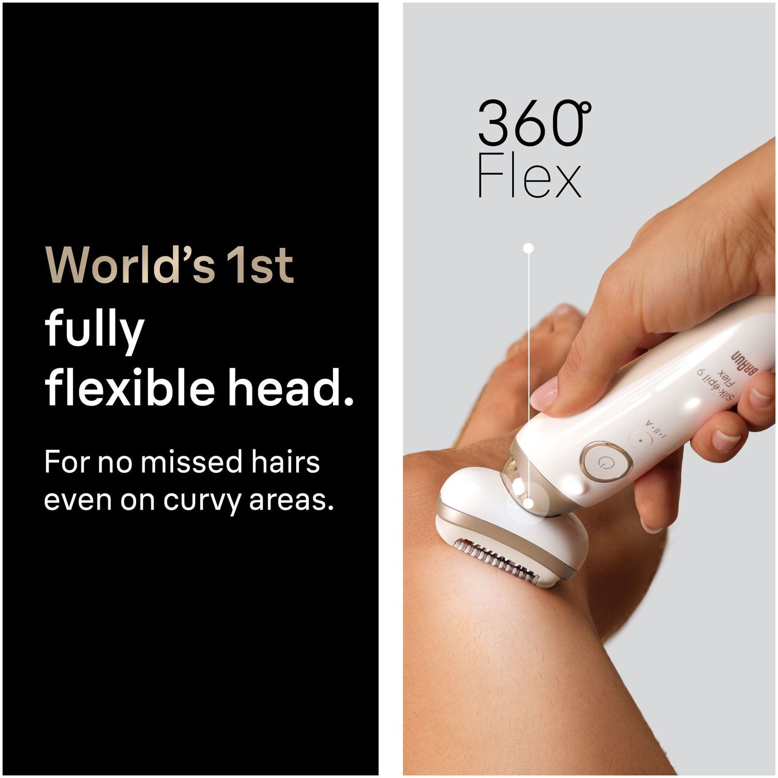 Braun Silk épil 9 Flex Wet & Dry Epilator 9 011 3D Guld