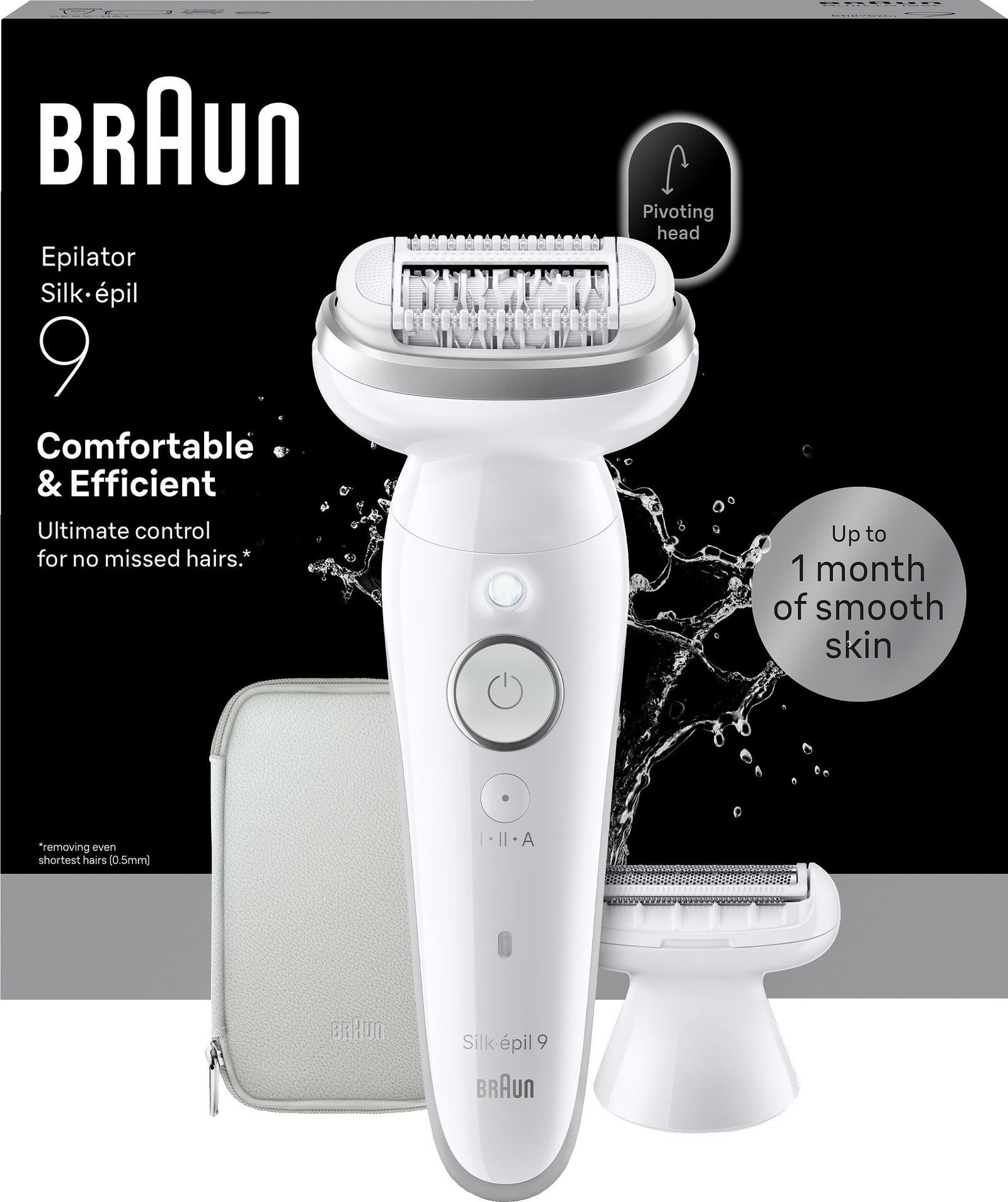 Braun Silk épil 9 Wet & Dry Epilator 9 030 Silver