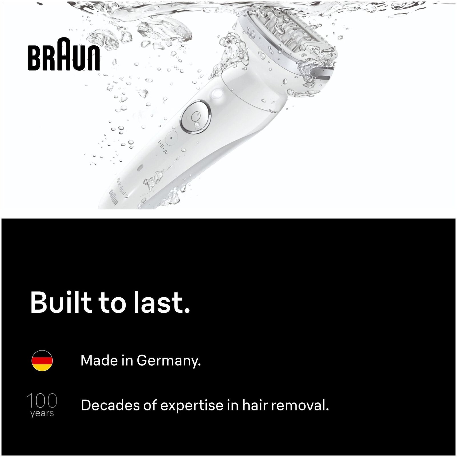 Braun Silk épil 9 Wet & Dry Epilator 9 030 Silver