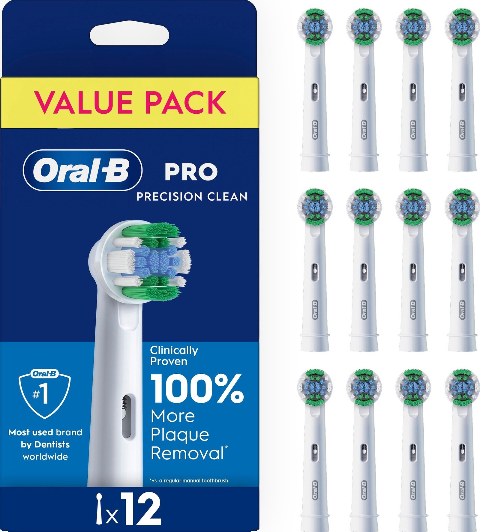 Oral-B Pro Precision Clean tandborsthuvuden, 12 st