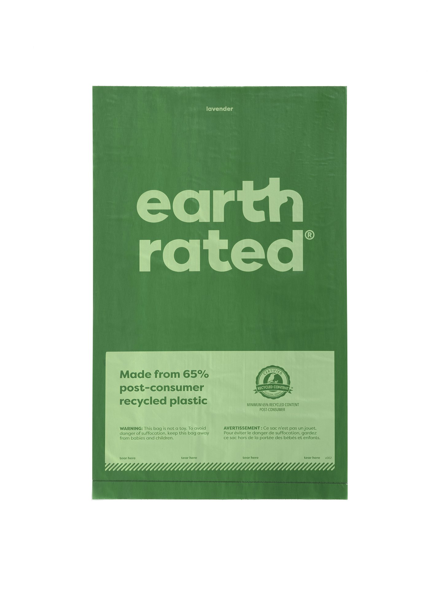 Earth Rated Hundbajspåsar Single Lavendel 300 st