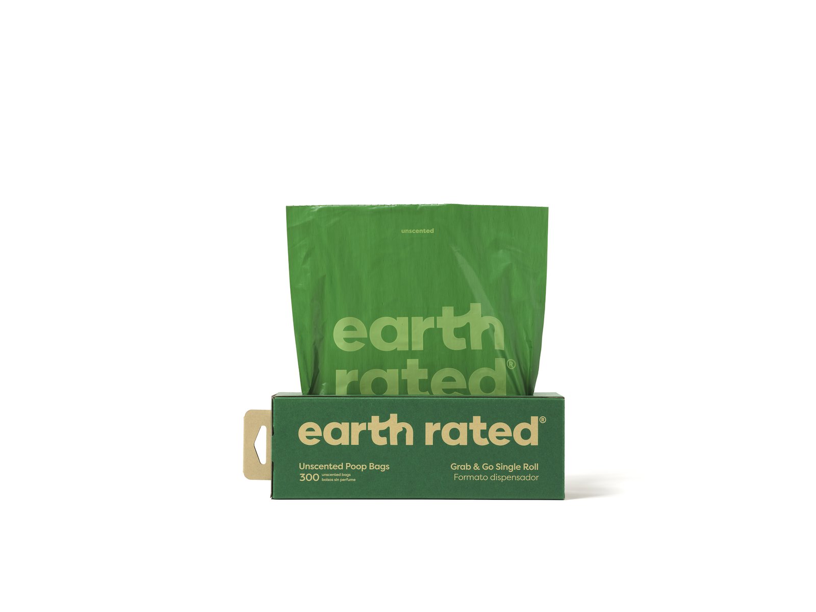 Earth Rated Hudbajspåsar Single Oparfymerade 300 st