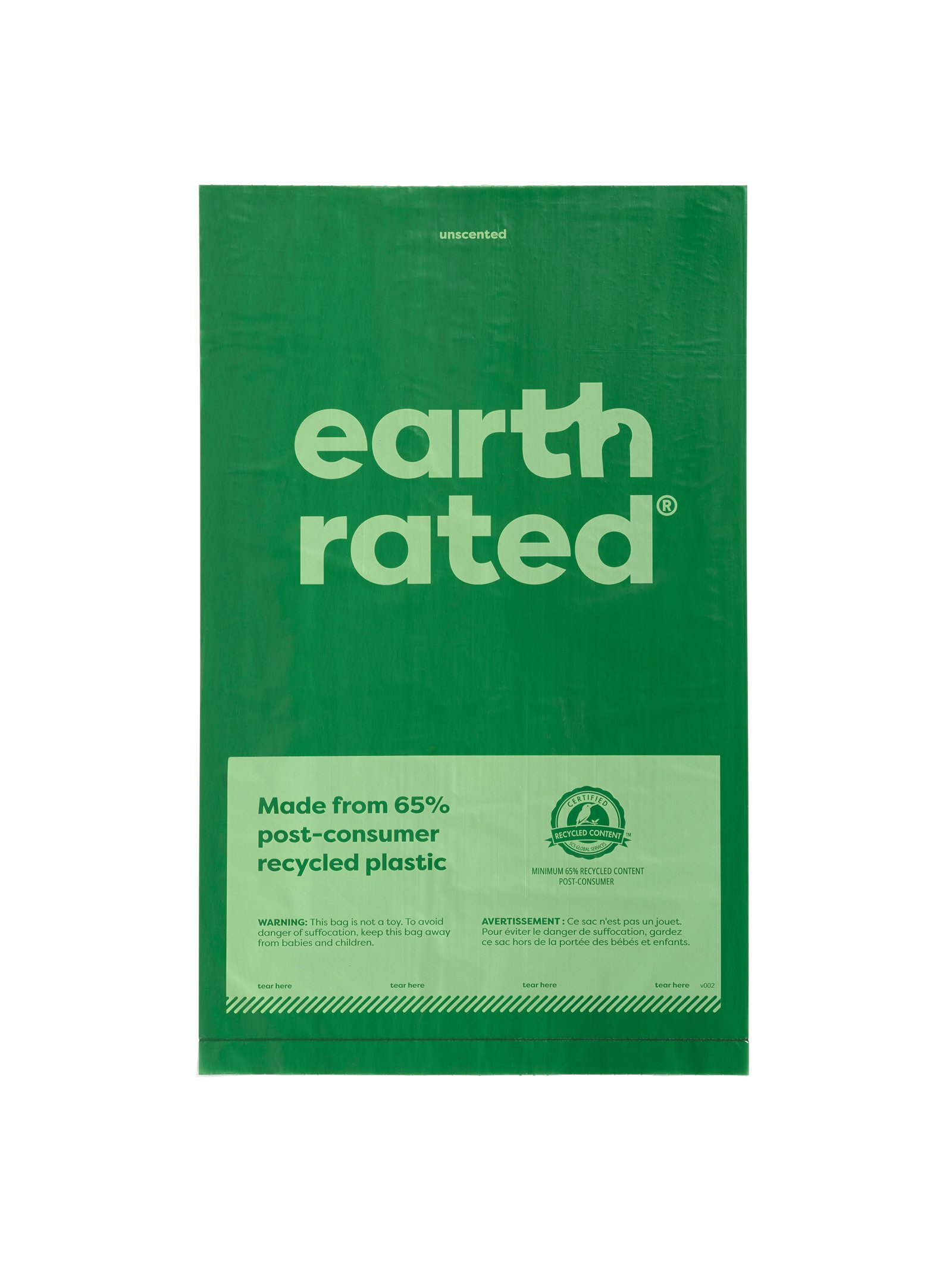 Earth Rated Hudbajspåsar Single Oparfymerade 300 st