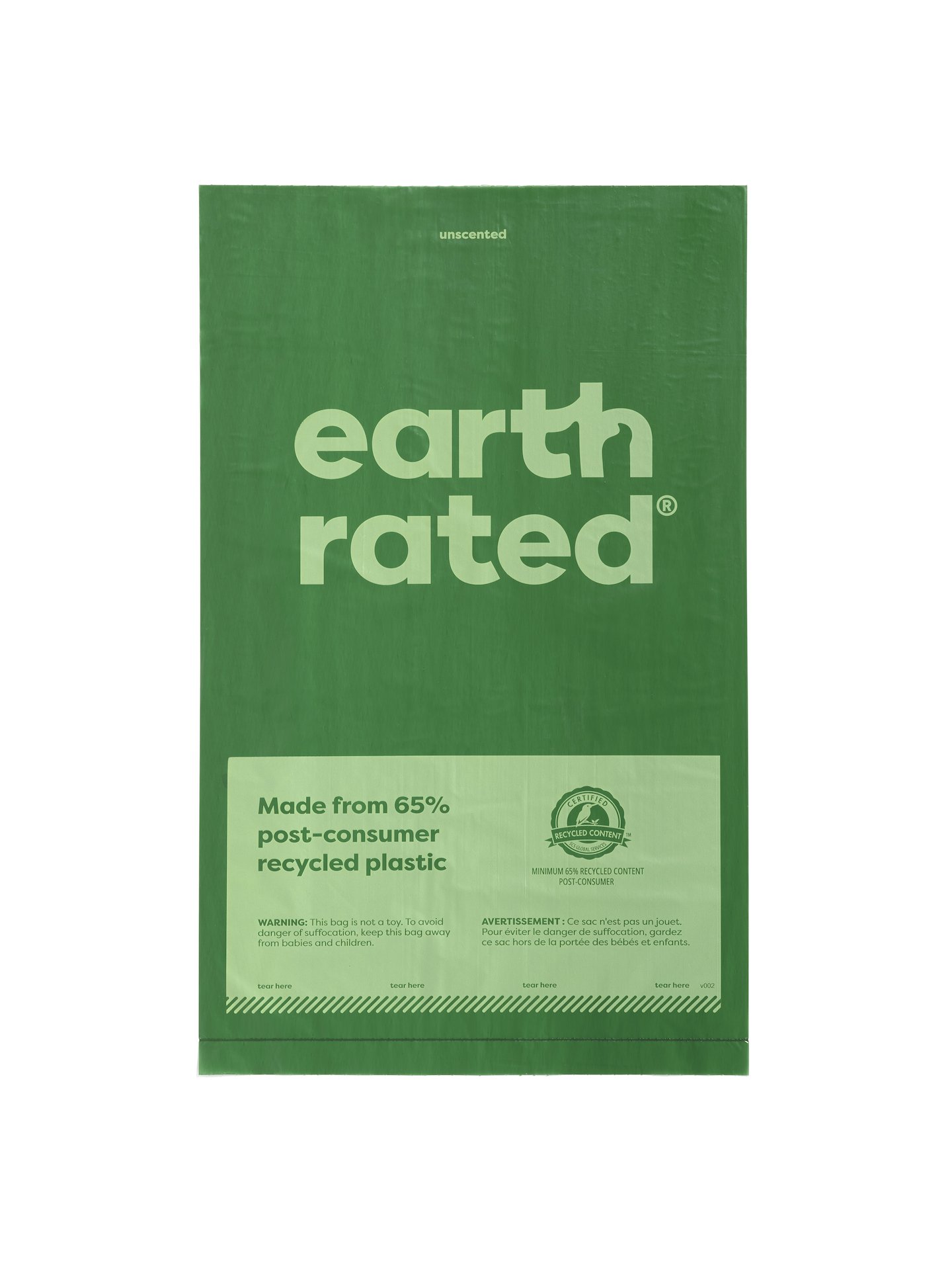 Earth Rated Hudbajspåsar Single Oparfymerade 300 st