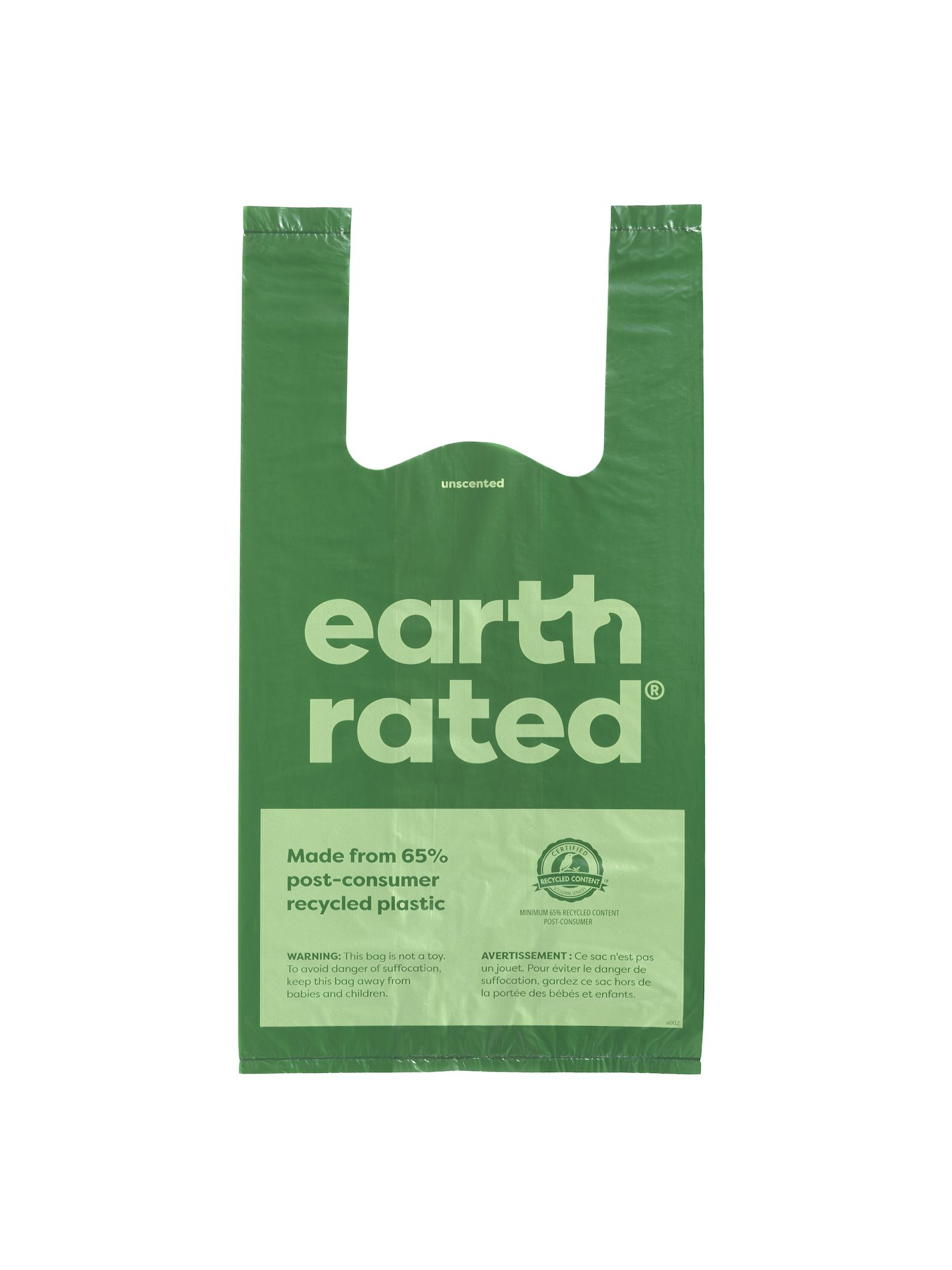 Earth Rated Hundbajspåsar med handtag Oparfymerade 120 st