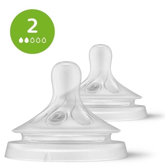 Philips Avent Natural Response Dinapp Flöde 2 (0m+) 2 st