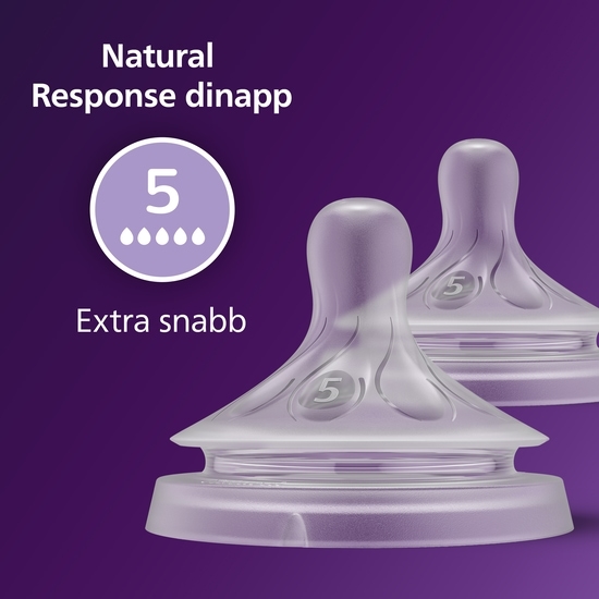 Philips Avent Natural Response dinapp Flöde 5 (6m+) 2 st