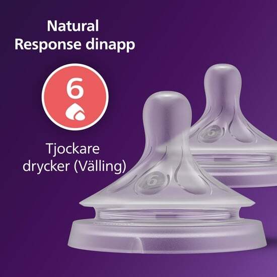 Philips Avent Natural Response dinapp Flöde 6 (6 mån+) 2 st