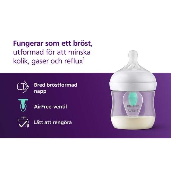 Philips Avent Natural Response Nappflaska med Airfree-ventil 260ml