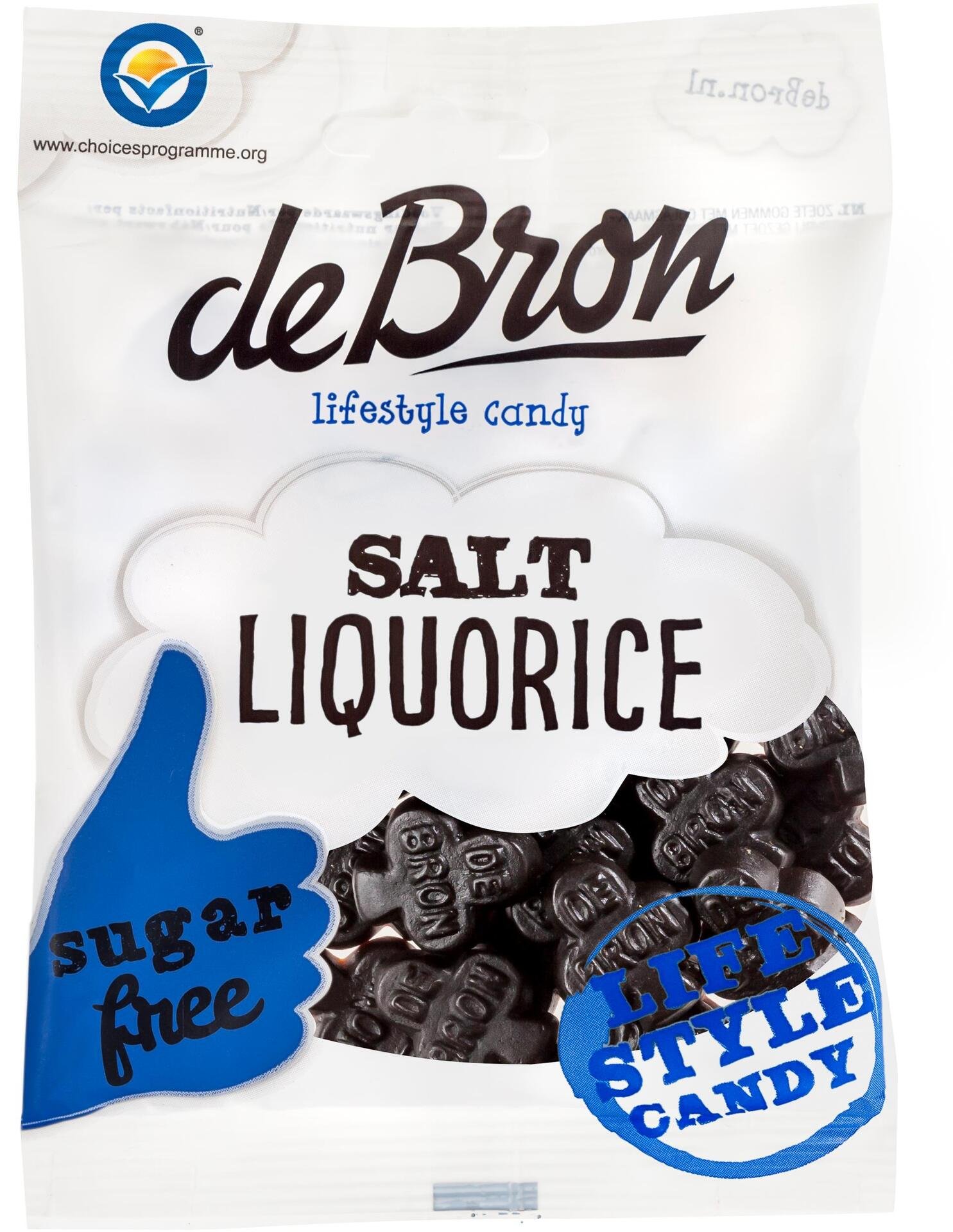 deBron Salt Liquorice Sockerfri 100 g