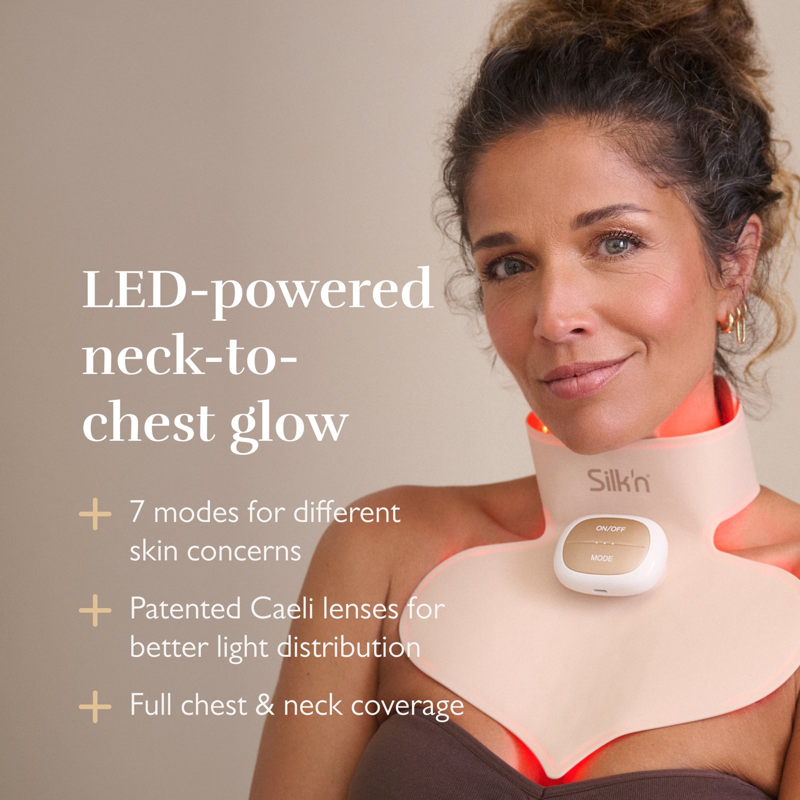 Silk'n LED Chest-Neck Mask Pro wireless