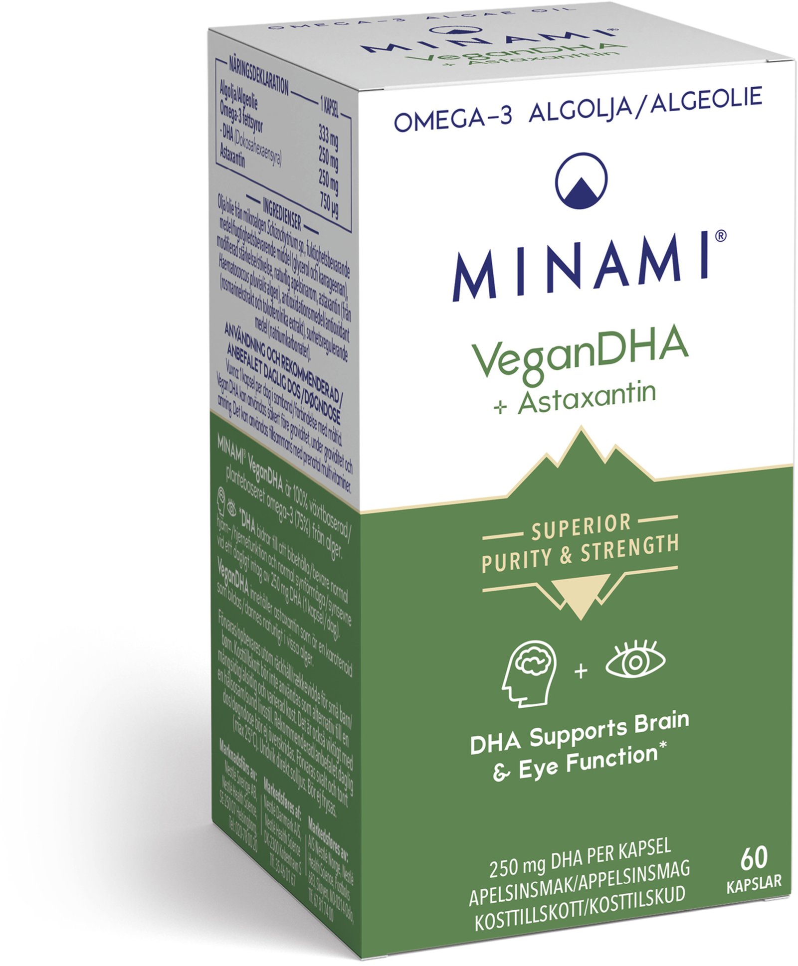 MINAMI MorEPA VeganDHA + Astaxantin 60 kapslar
