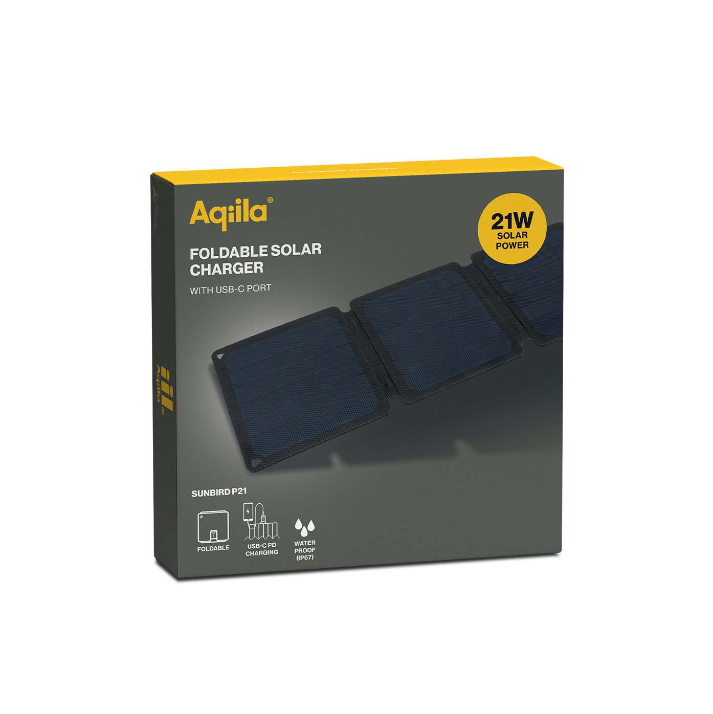 Aqiila Solcellsladdare Sunbird P21