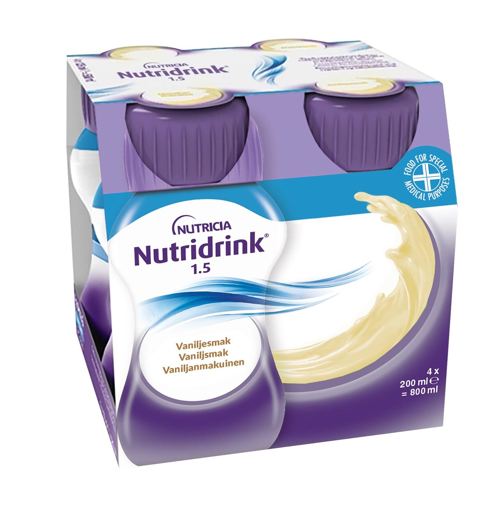 Nutridrink Vaniljsmak 4 x 200 ml