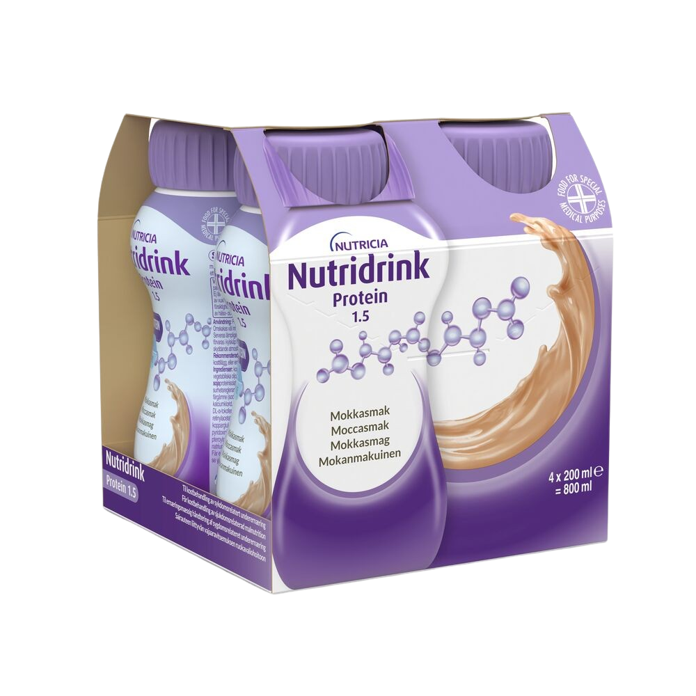 Nutridrink Protein Mocca Näringsdryck 4 x 200 ml