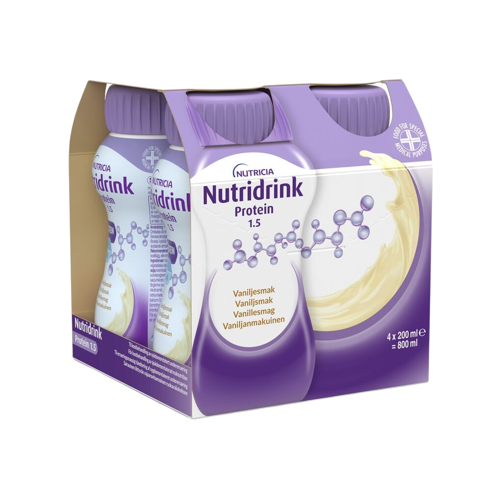 Nutridrink Protein Vaniljsmak 4 x 200 ml