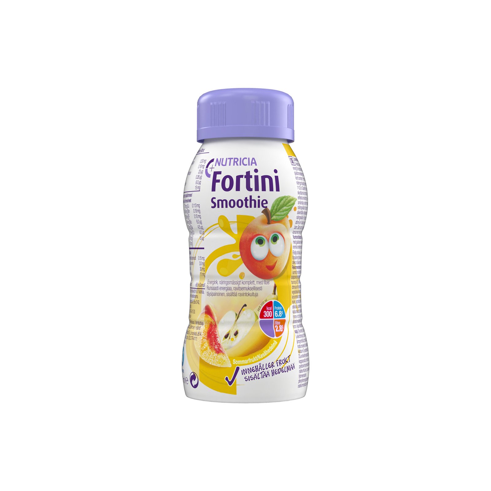 Nutricia Fortini Smoothie Sommarfrukt Näringsdryck för barn 200 ml